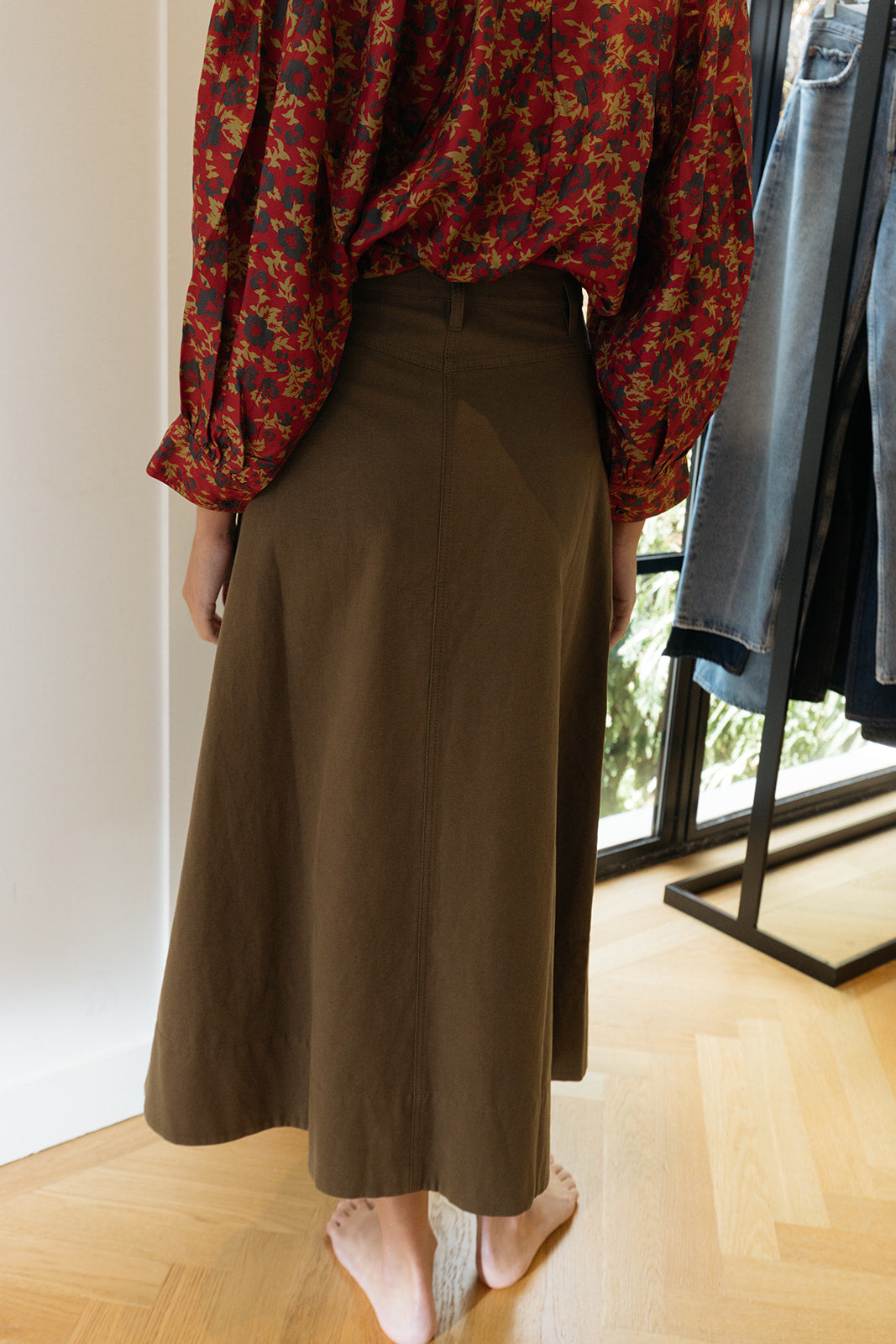 THE GREAT | THE FIELD SKIRT | WOMEN'S LUXURY DESIGNER CLOTHING, SHOES, HANDBAGS & JEWELRY | POOLESHOP CHARLOTTE, NC