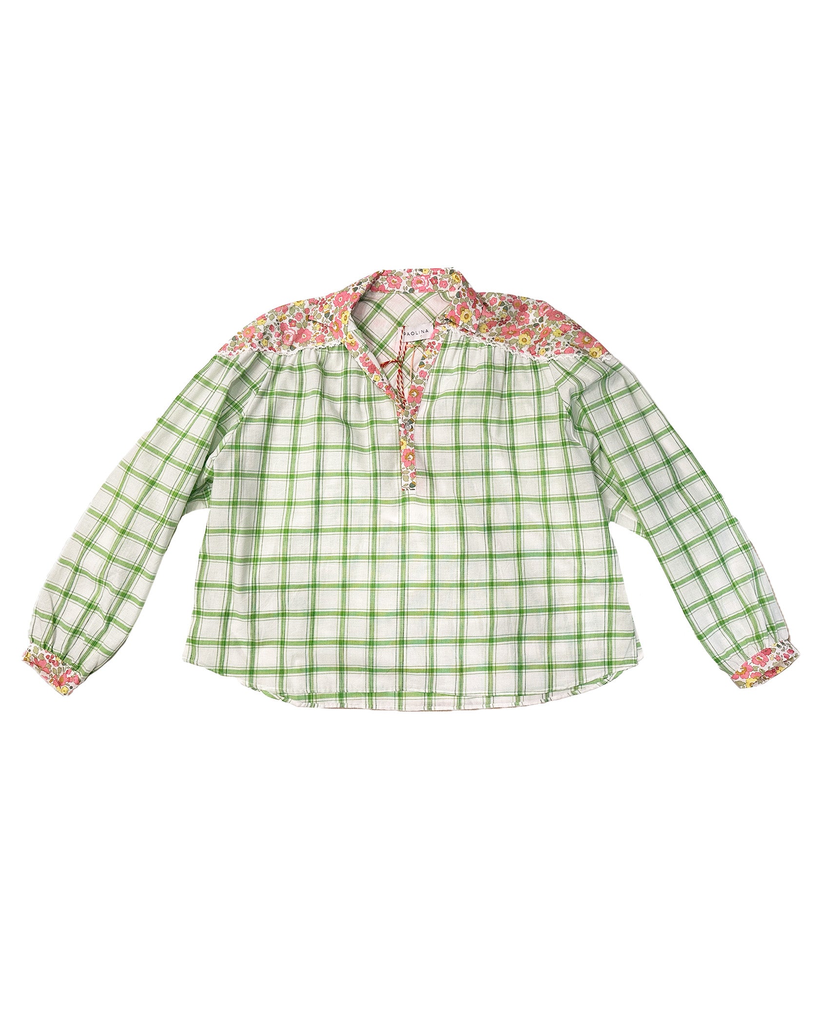 PAOLINA | PISTACHO BLOUSE