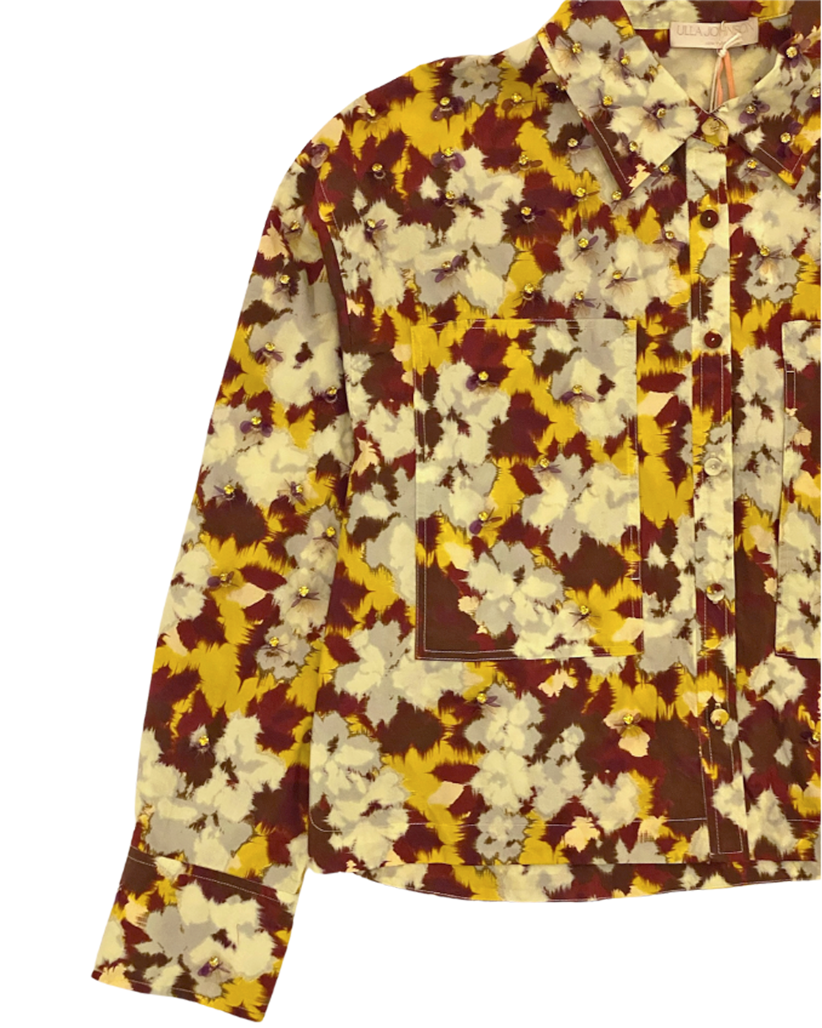ULLA JOHNSON | EMBROIDERED ARIA BLOUSE