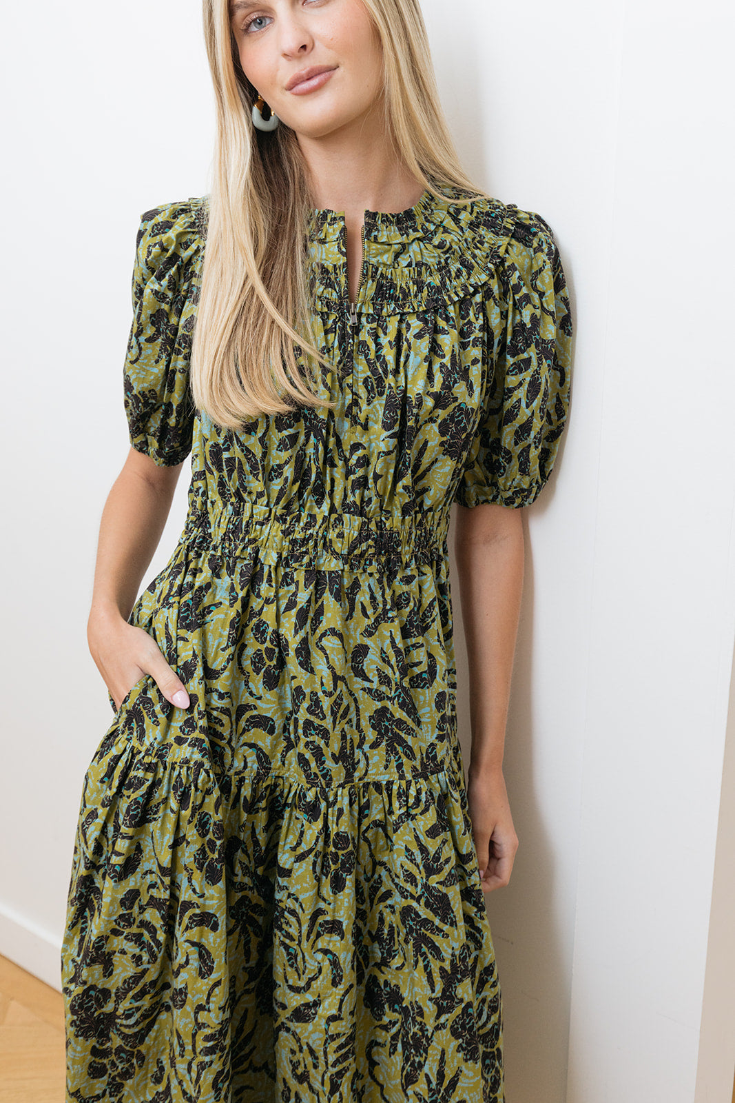 ULLA JOHNSON | CO OTHELLA MIDI DRESS | WOMEN'S LUXURY DESIGNER CLOTHING, SHOES, HANDBAGS & JEWELRY | POOLESHOP CHARLOTTE, NC