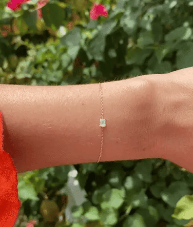 HENRI NOEL | EMERALD-CUT DIAMOND BRACELET