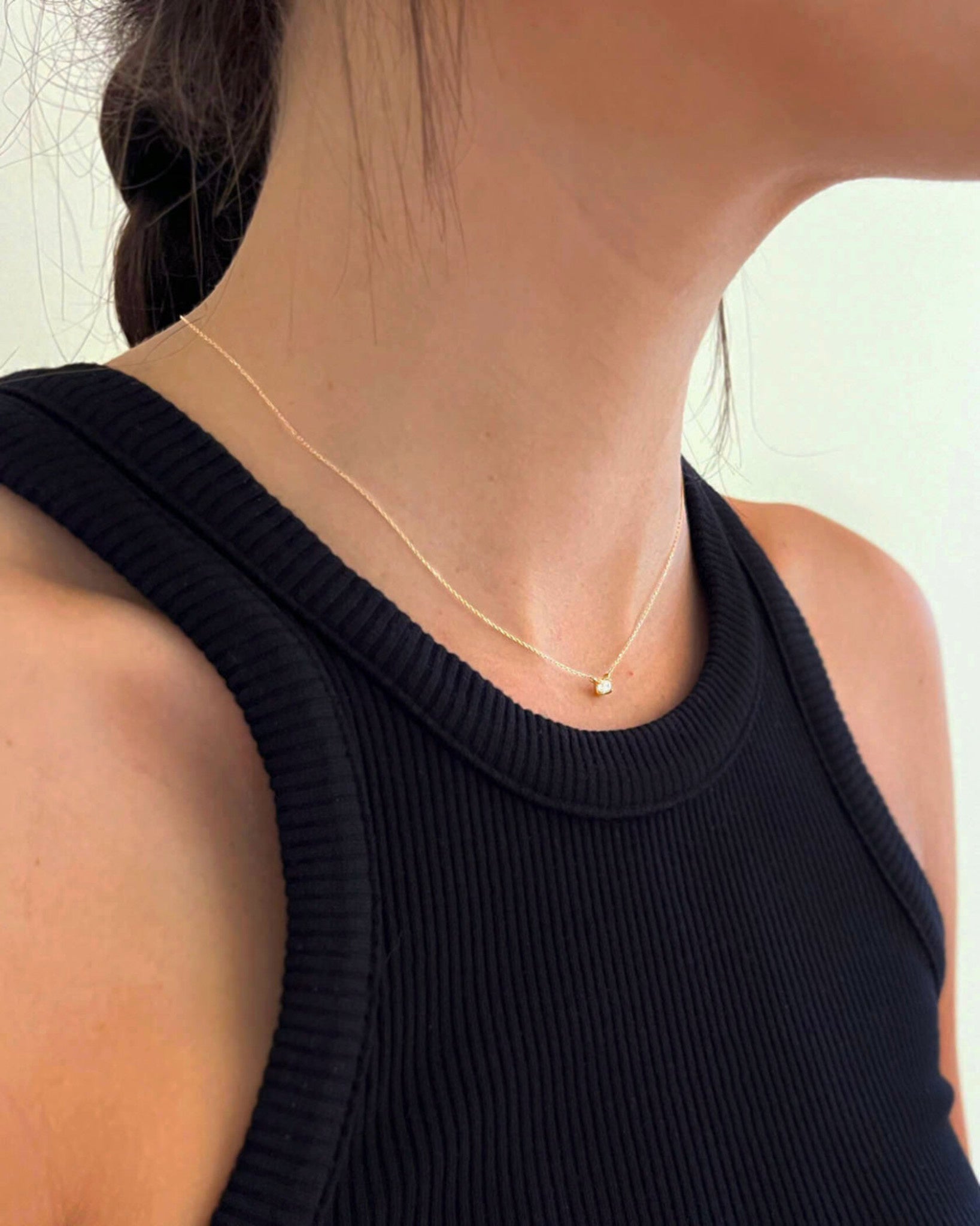 EMERALD ADJUSTABLE NECKLACE