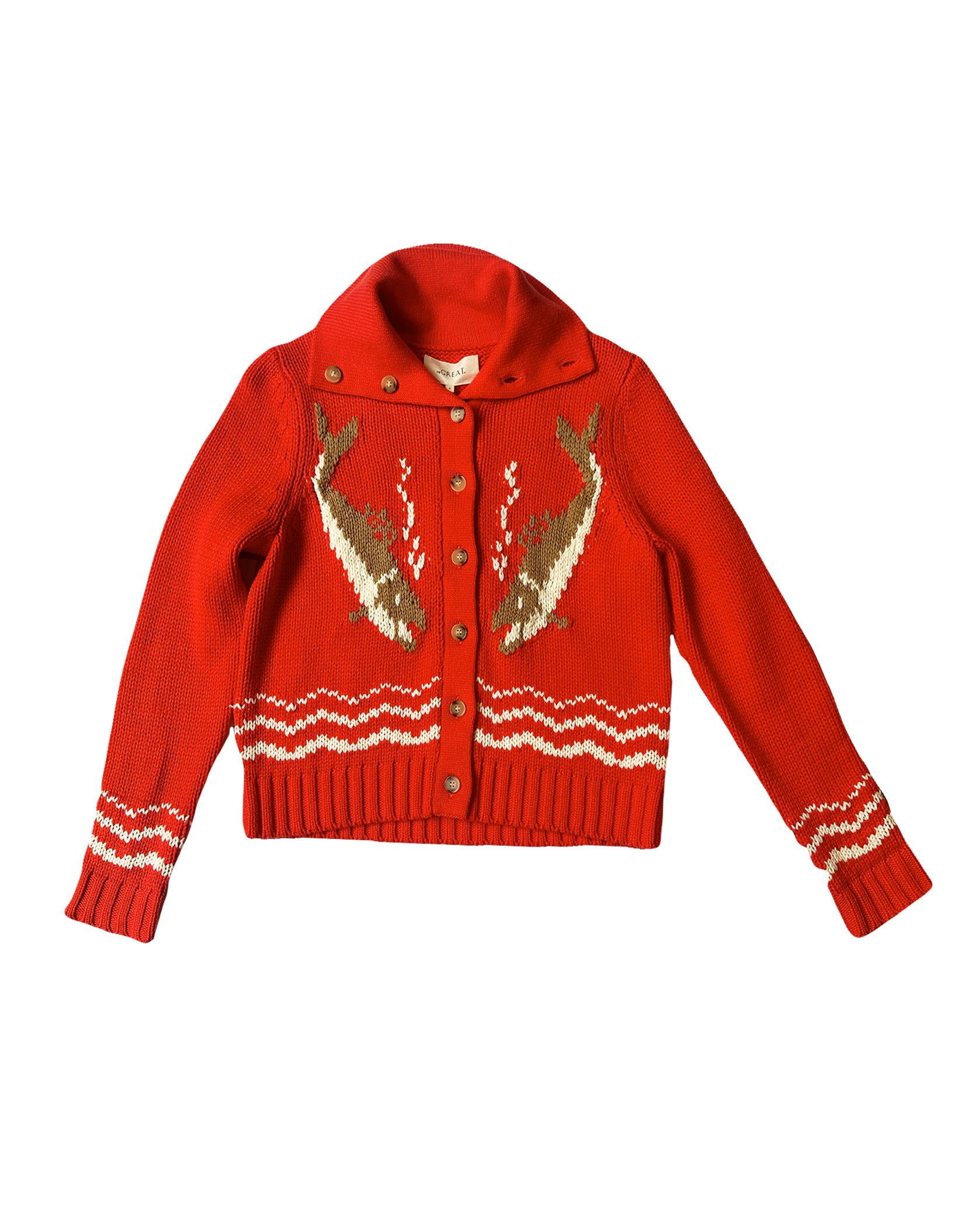 THE GREAT | LONG SLEEVE BASS CARDIGAN