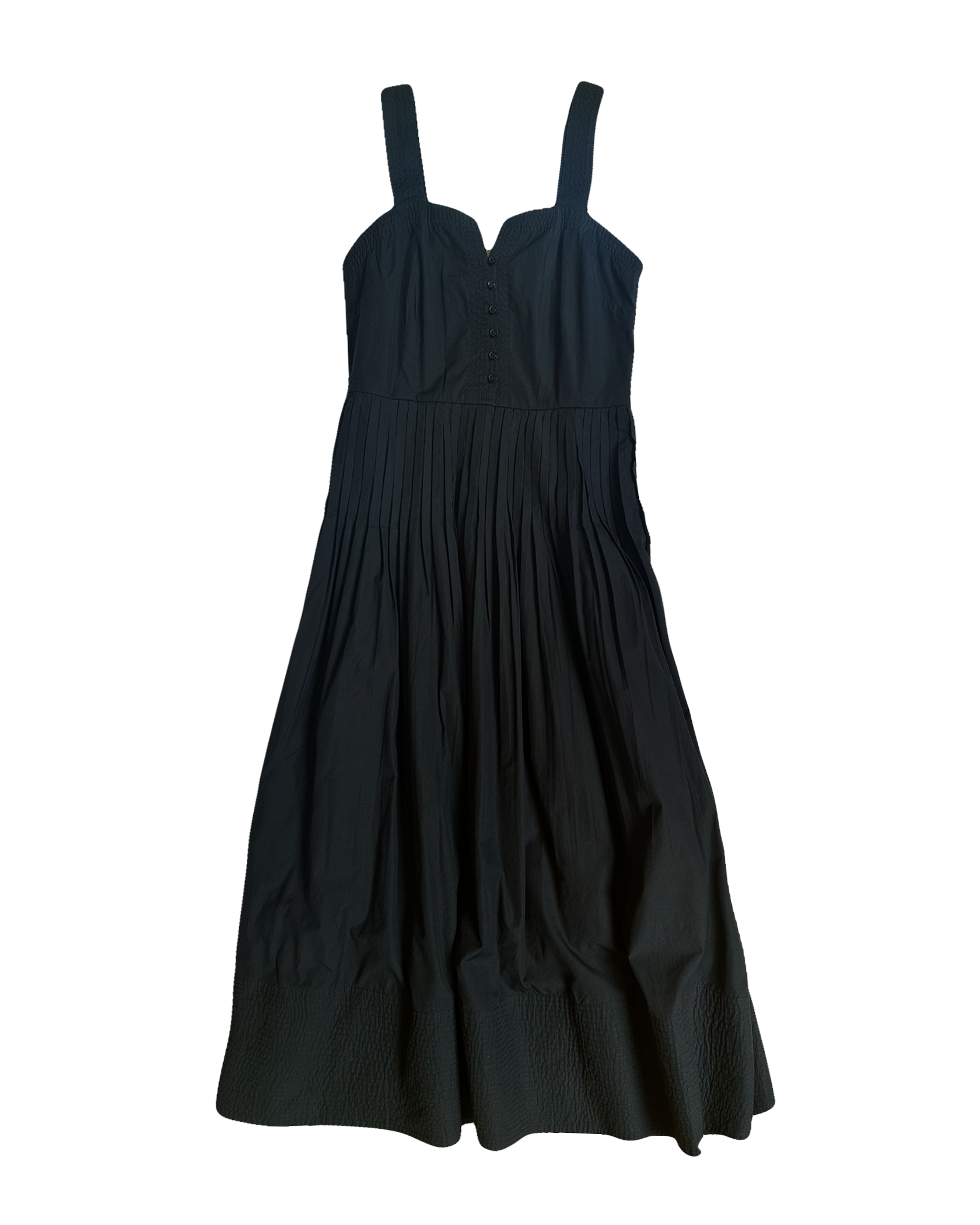 THE GREAT | SLEEVELESS DAY BREAK MIDI DRESS