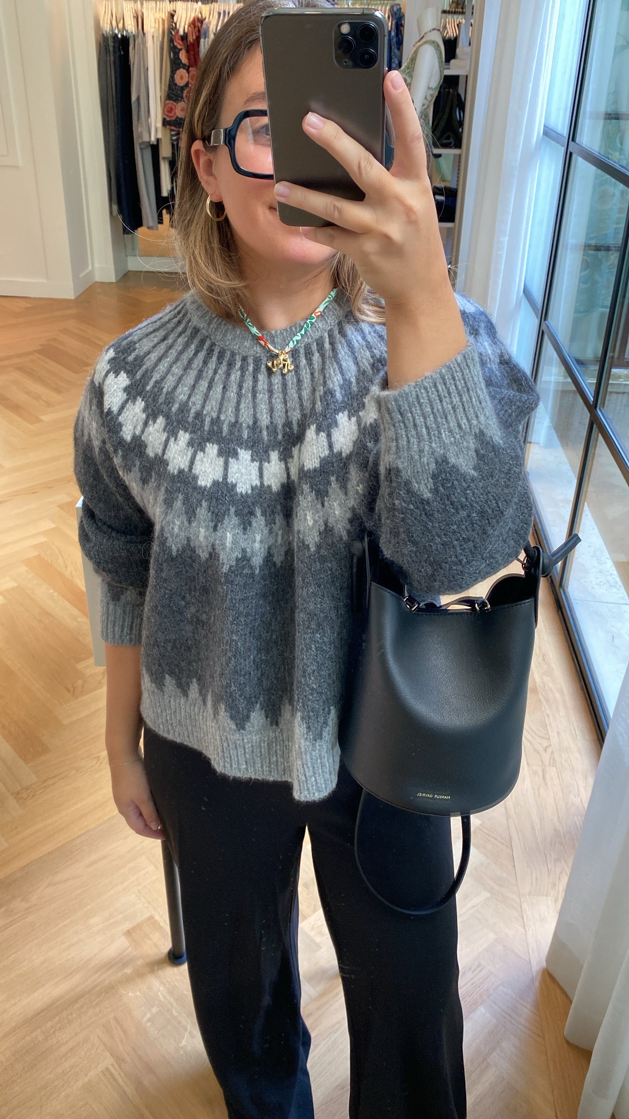 NILI LOTAN | ALENA FAIR ISLE SWEATER