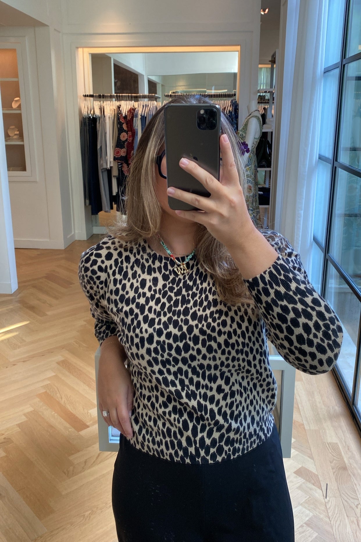 NILI LOTAN | LAEVIN PRINTED SWEATER