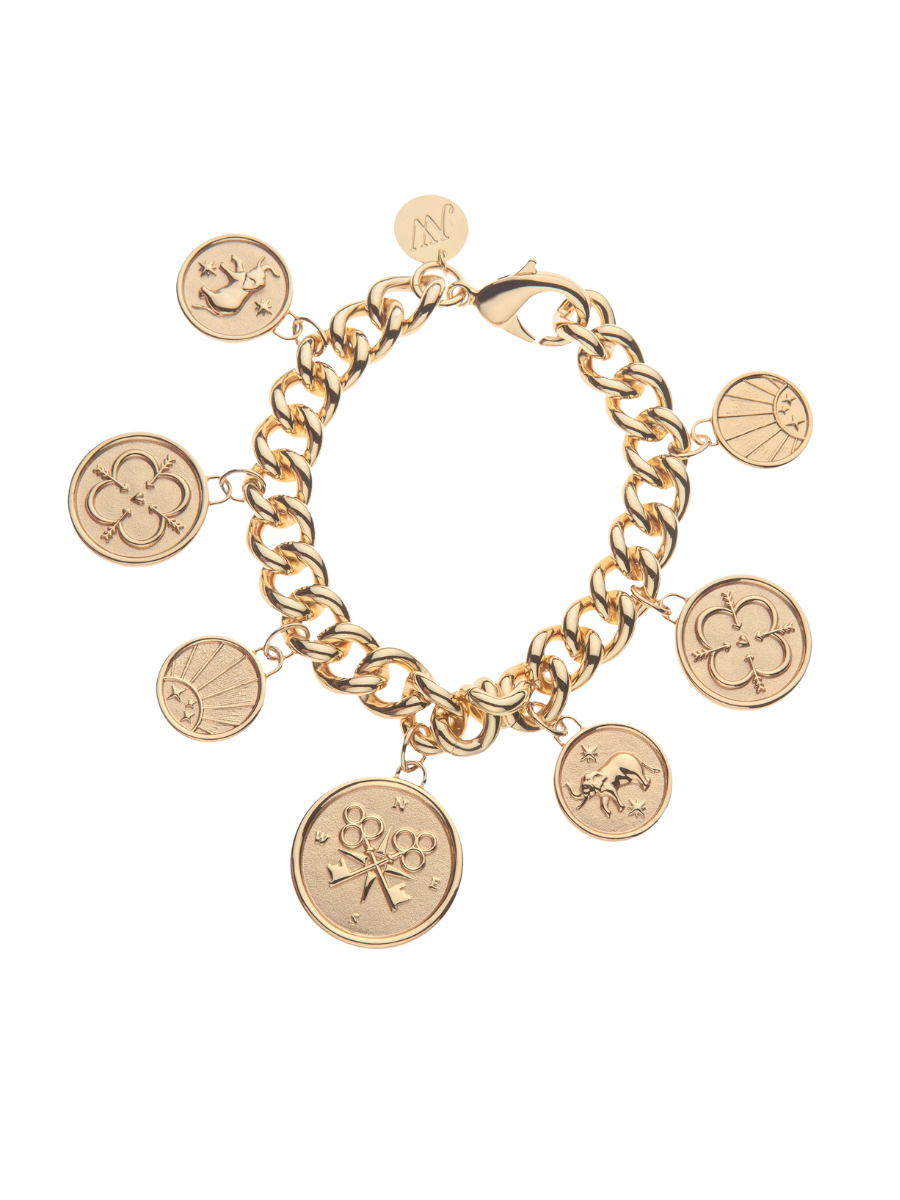 JANE WIN | LUCKY LOST TREASURE COIN BRACELET