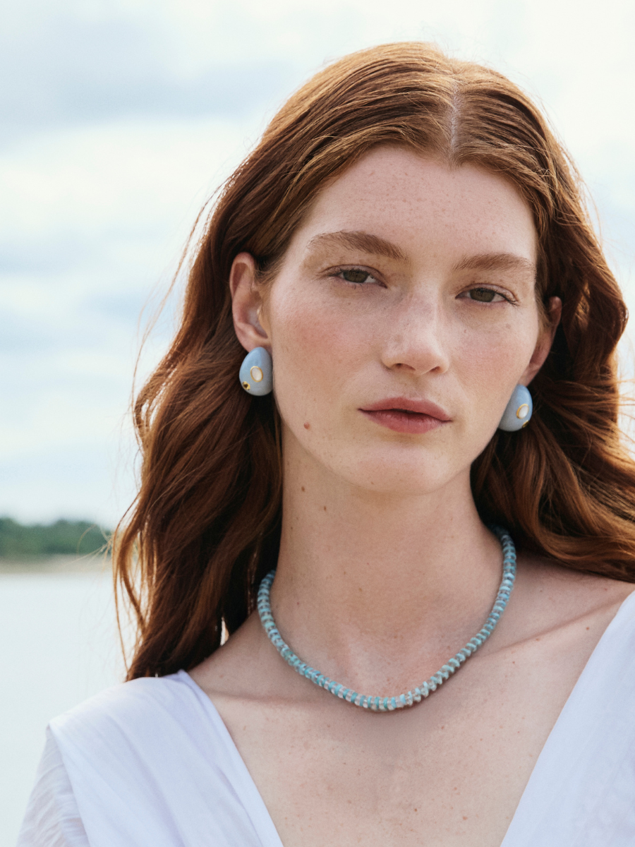 LIZZIE FORTUNATO | SANTO NECKLACE
