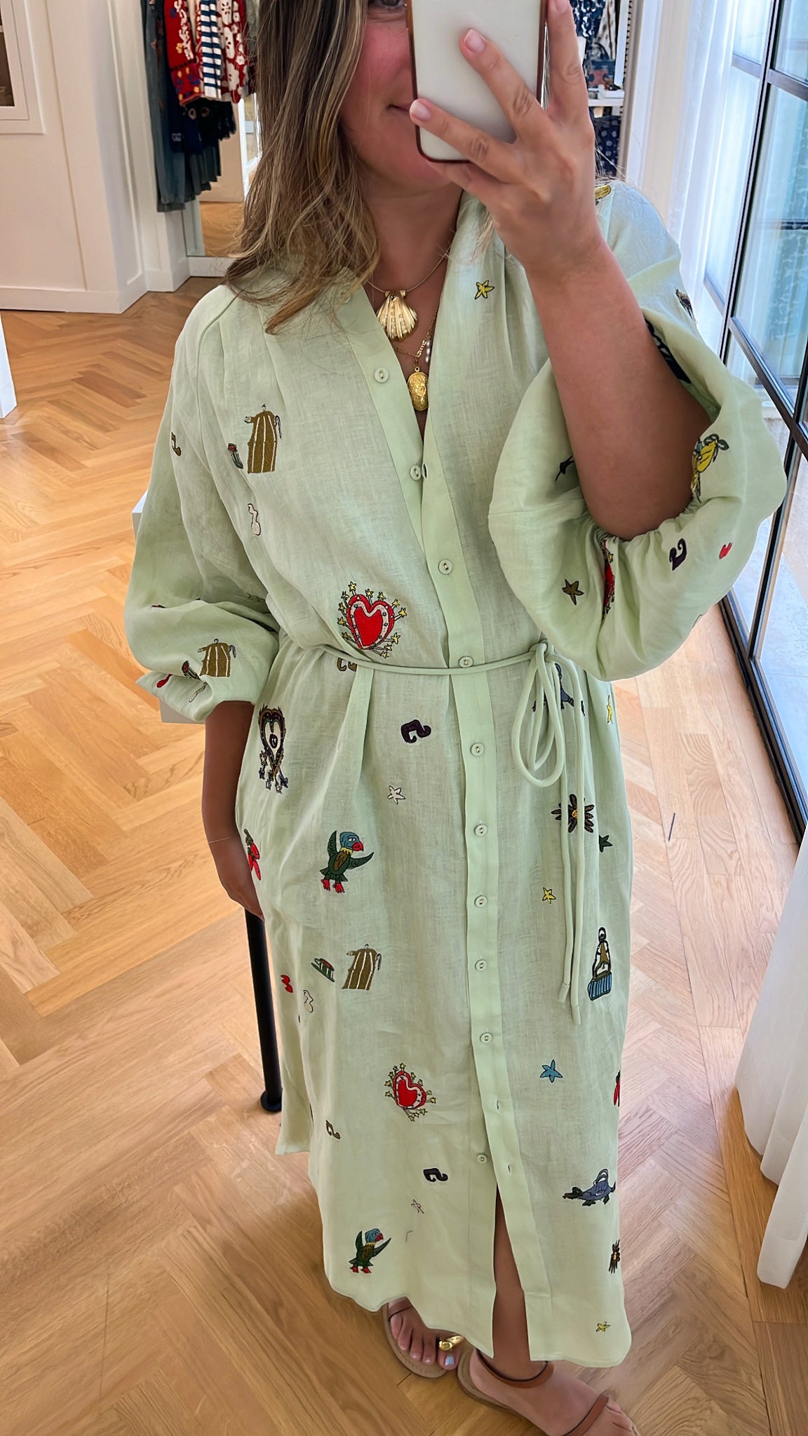 ALEMAIS | LONG SLEEVE MONTIE SHIRTDRESS
