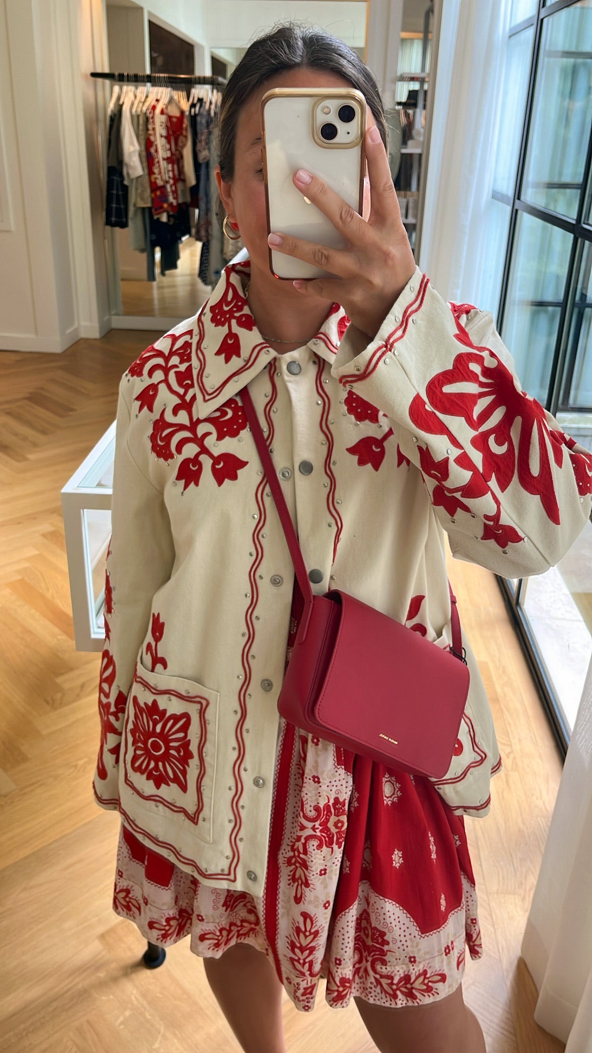 SEA NY | LONG SLEEVE LILIANA APPLIQUE JACKET