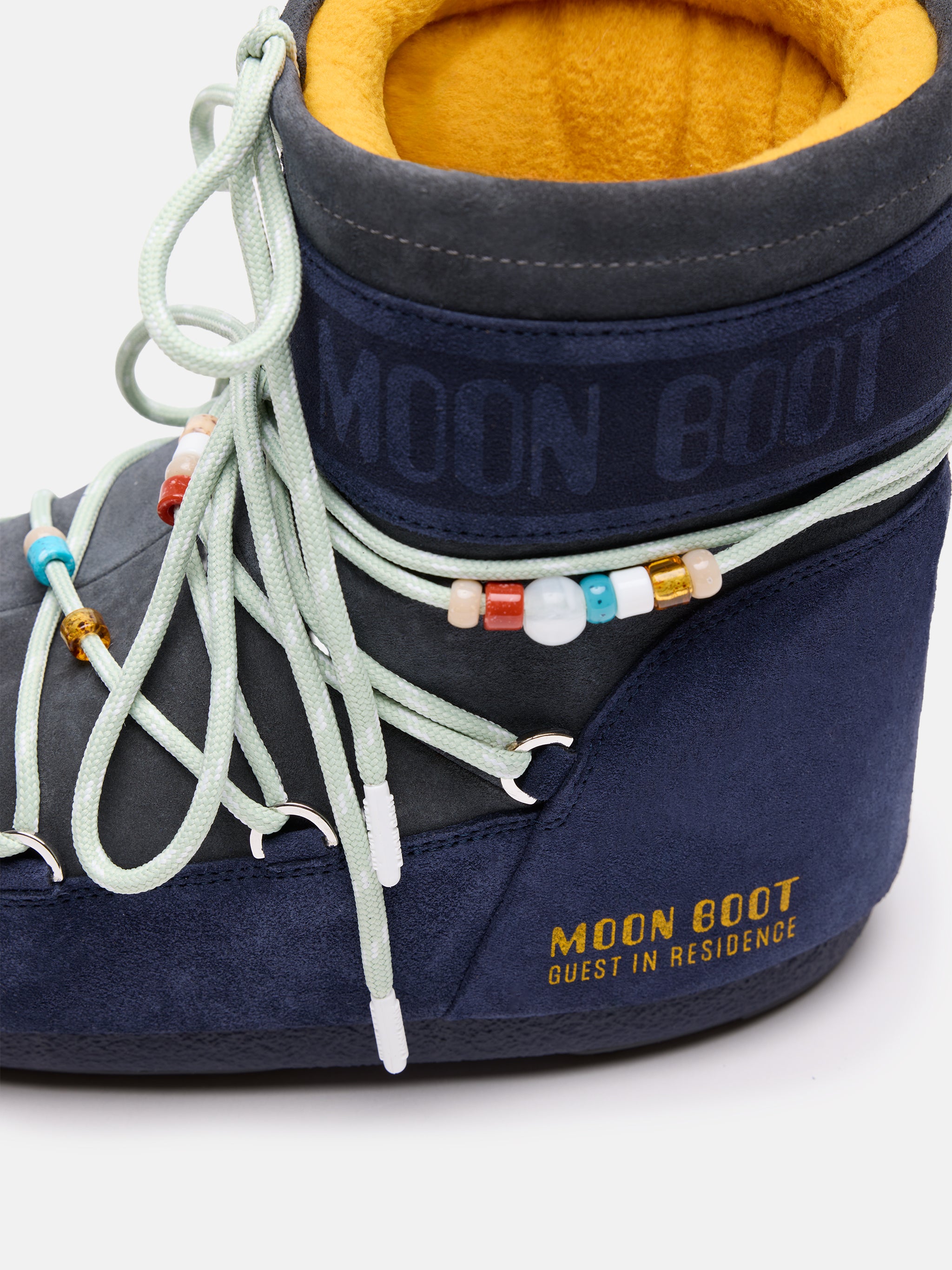MOON BOOT x GUEST IN RESIDENCE | ICON LOW SUEDE BEAD BOOTS