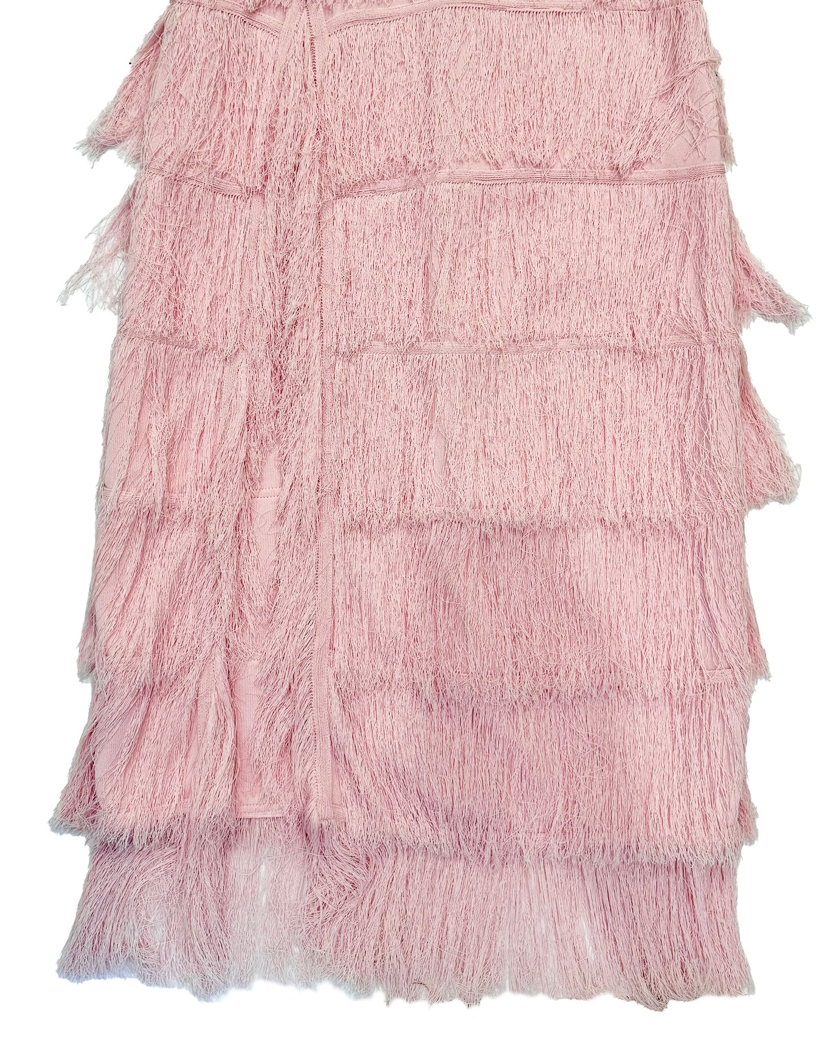 AKNVAS | DONZETTA KNIT FRINGE DRESS