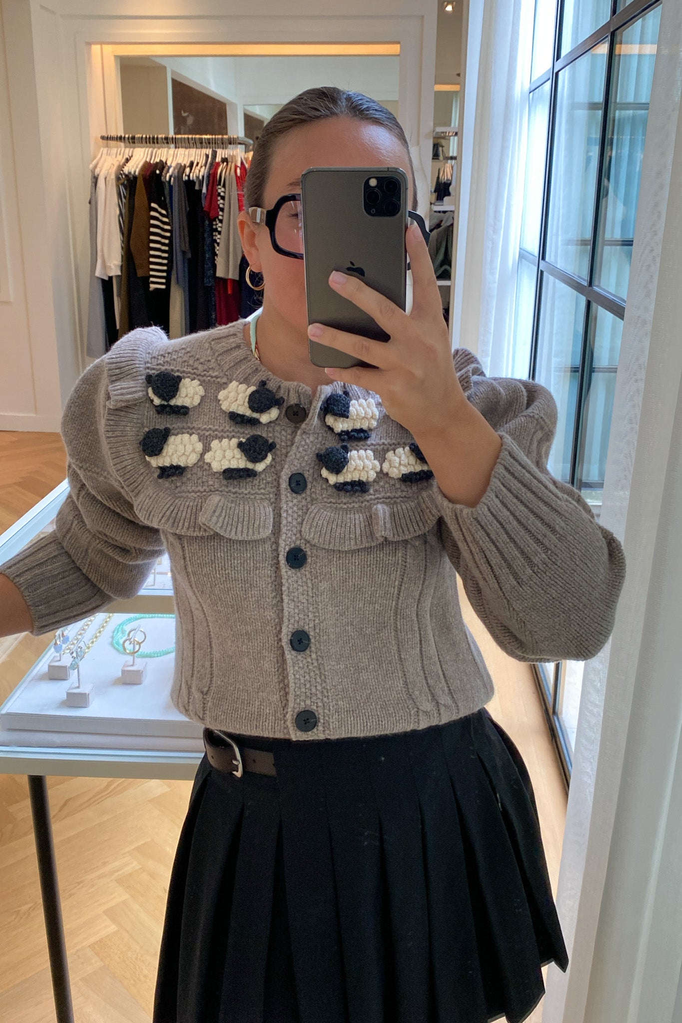 SEA NY | SHEEP CROCHET CARDIGAN