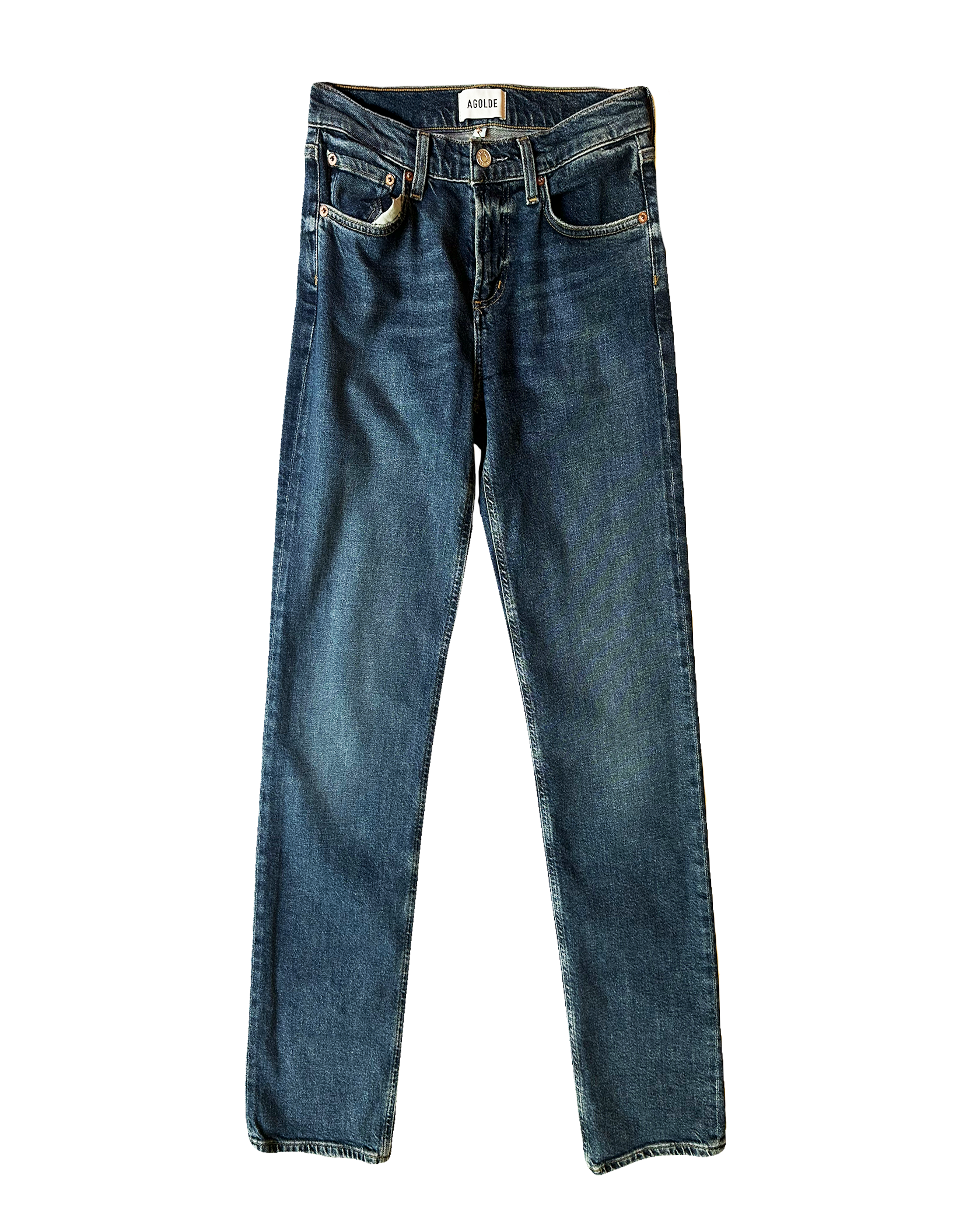 AGOLDE | LOW RISE SLIM JEAN