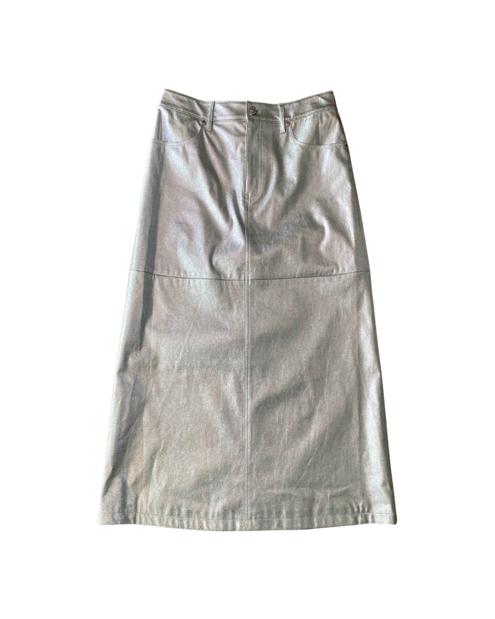 NO.6 | METALLIC LEATHER AIMEE SKIRT