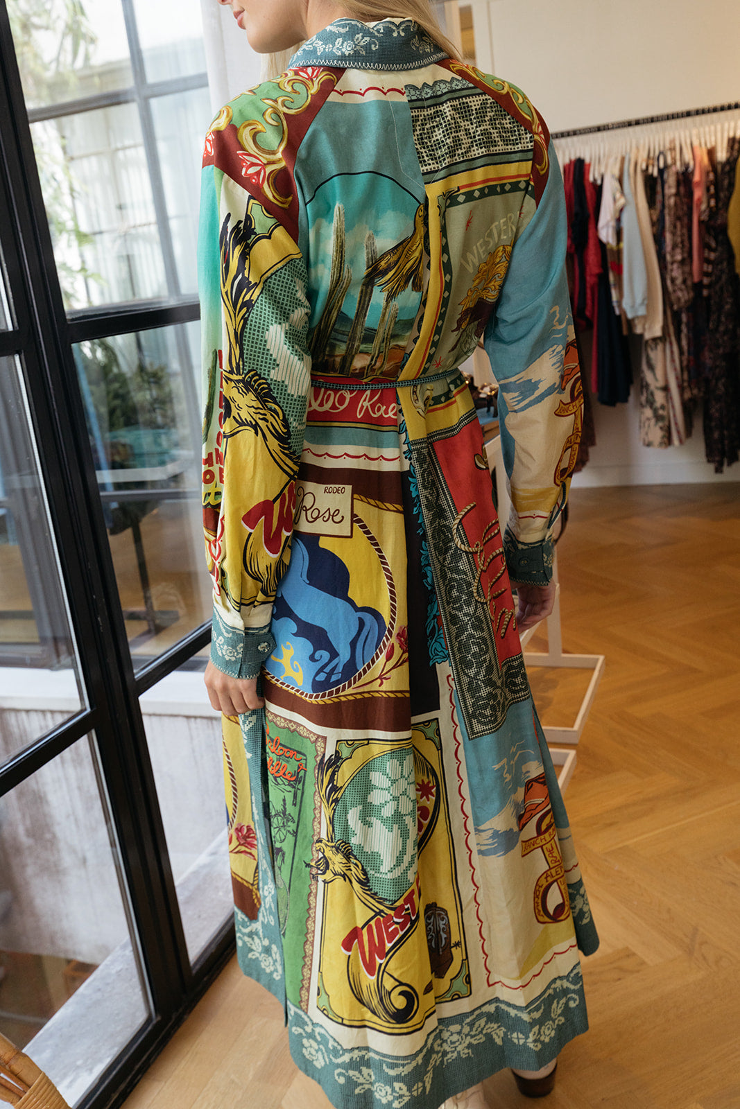 ALEMAIS | PRINTED ACE SHIRTDRESS | WOMEN'S LUXURY DESIGNER CLOTHING, SHOES, HANDBAGS & JEWELRY | POOLESHOP CHARLOTTE, NC