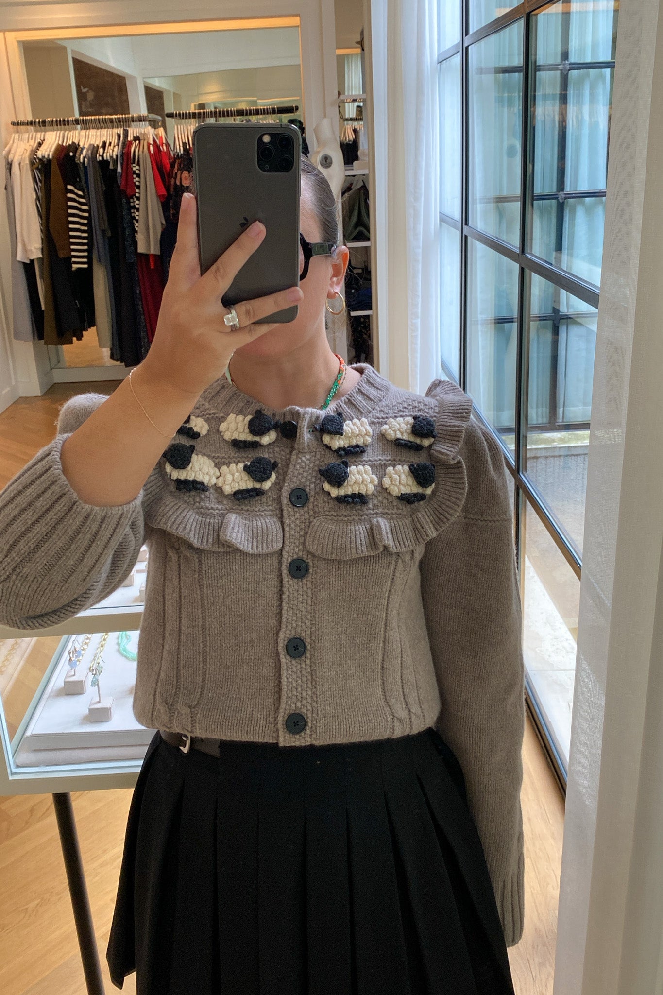 SEA NY | SHEEP CROCHET CARDIGAN