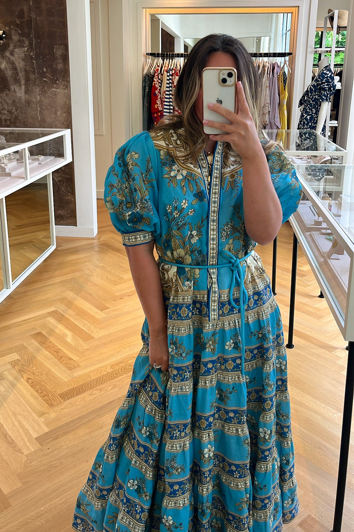 ALEMAIS | SHORT SLEEVE CASSIE TIERED MIDI DRESS