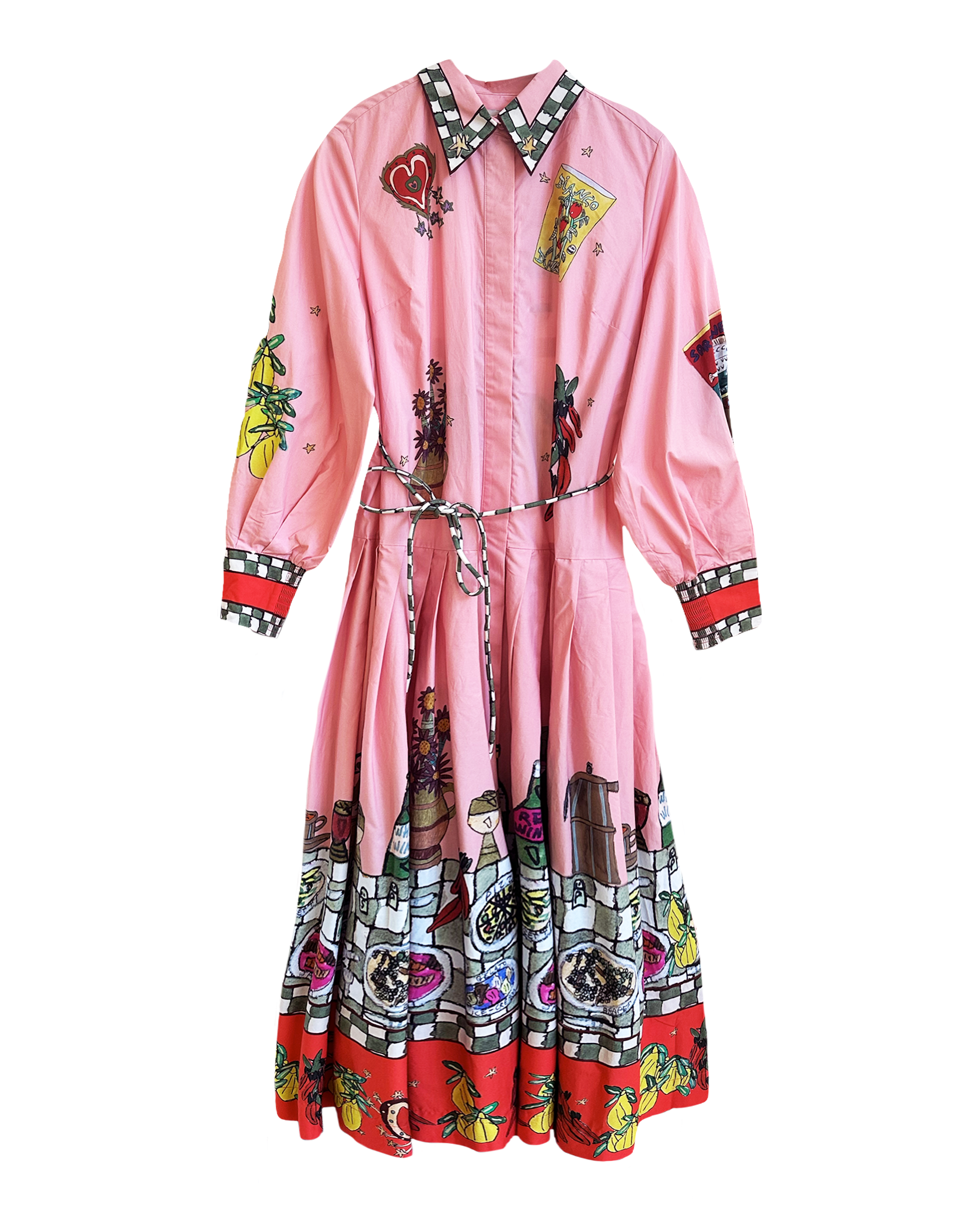 ALEMAIS | LONG SLEEVE CONTESSA SHIRTDRESS