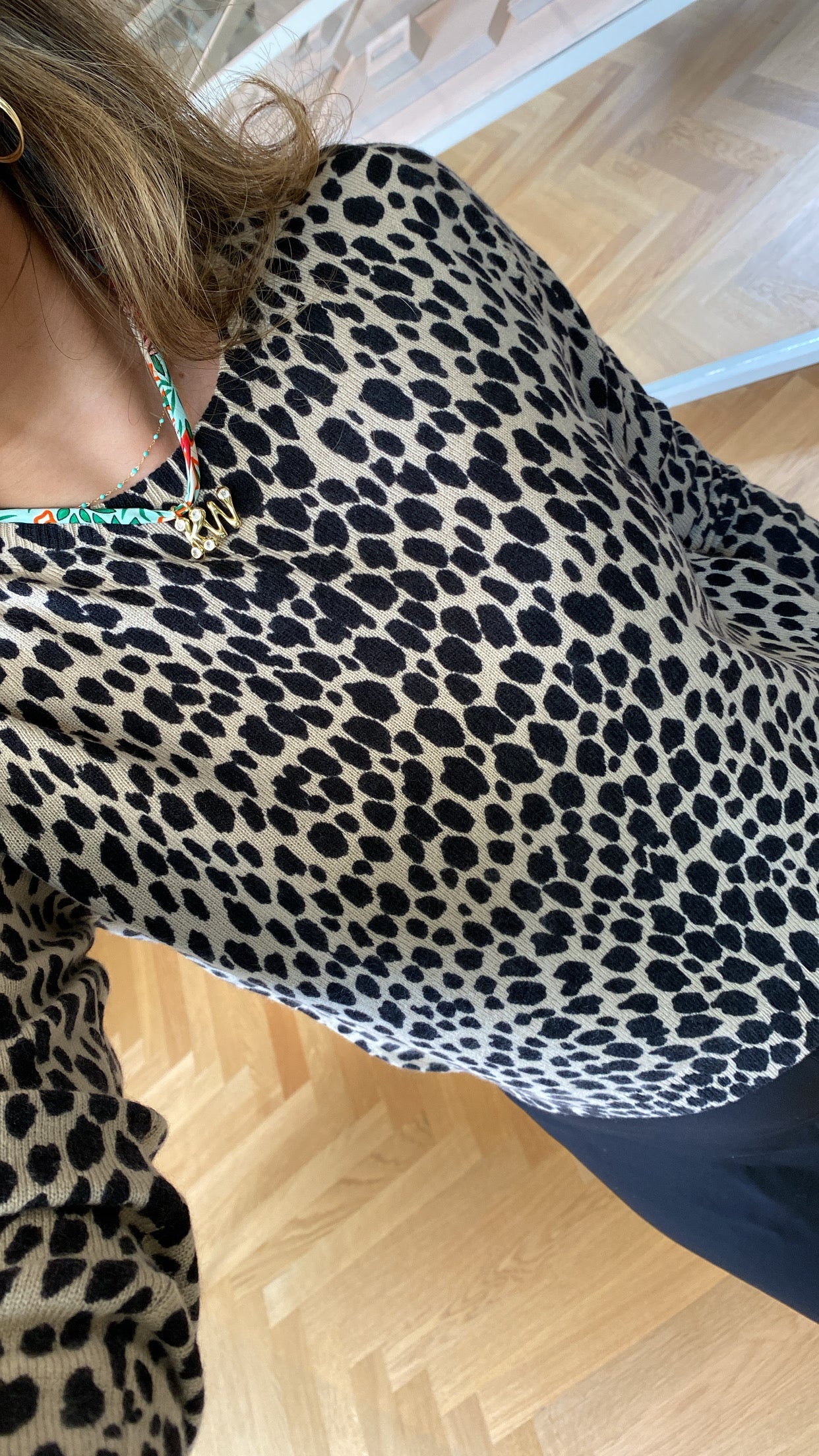 NILI LOTAN | LAEVIN PRINTED SWEATER