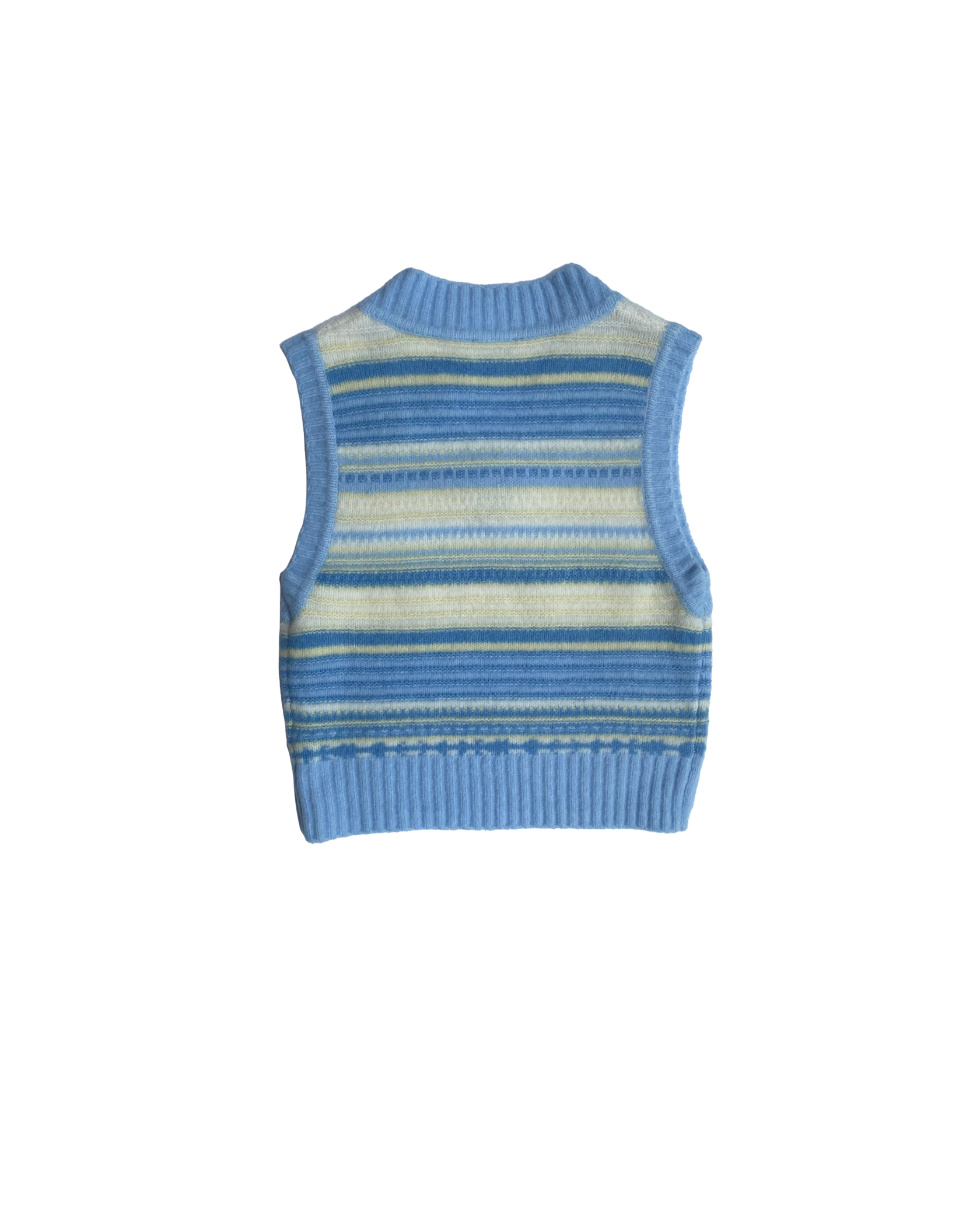 GANNI | SOFT WOOL STRIPE VEST