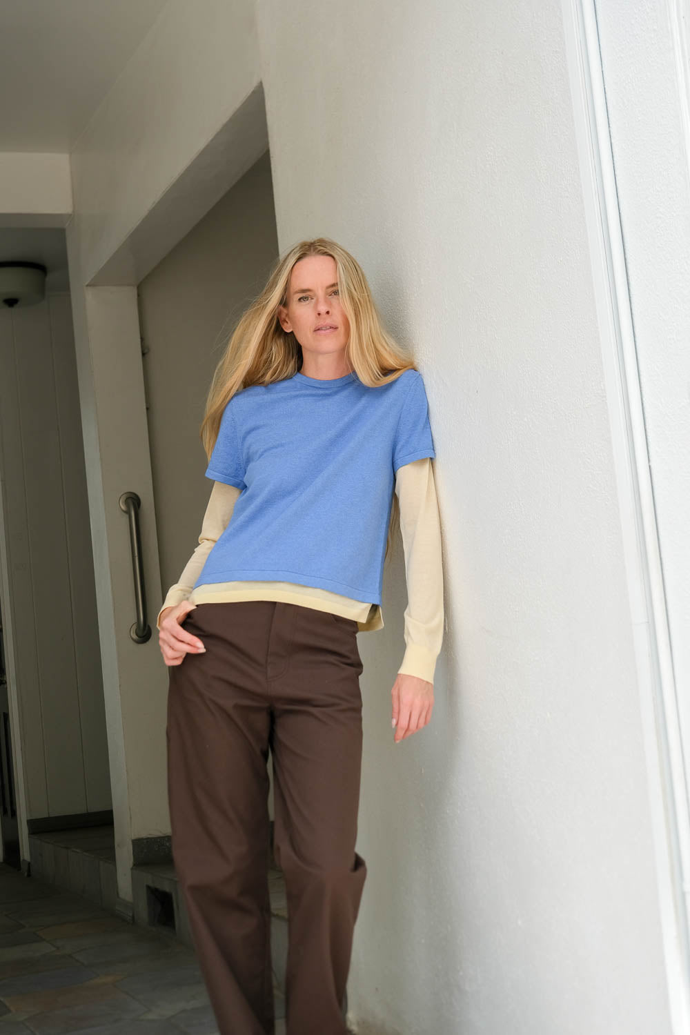 GUEST IN RESIDENCE | LAYER TEE | WOMEN'S LUXURY DESIGNER CLOTHING, SHOES, HANDBAGS & JEWELRY | POOLESHOP CHARLOTTE, NC