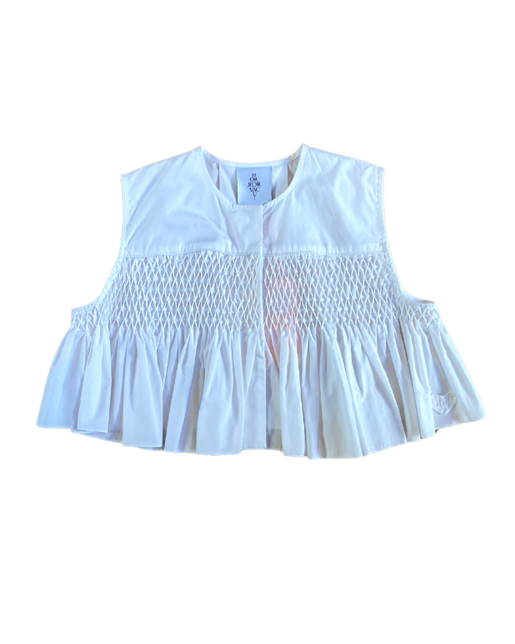 HORROR VACUI | SMOCKED VERONICA CROP TOP