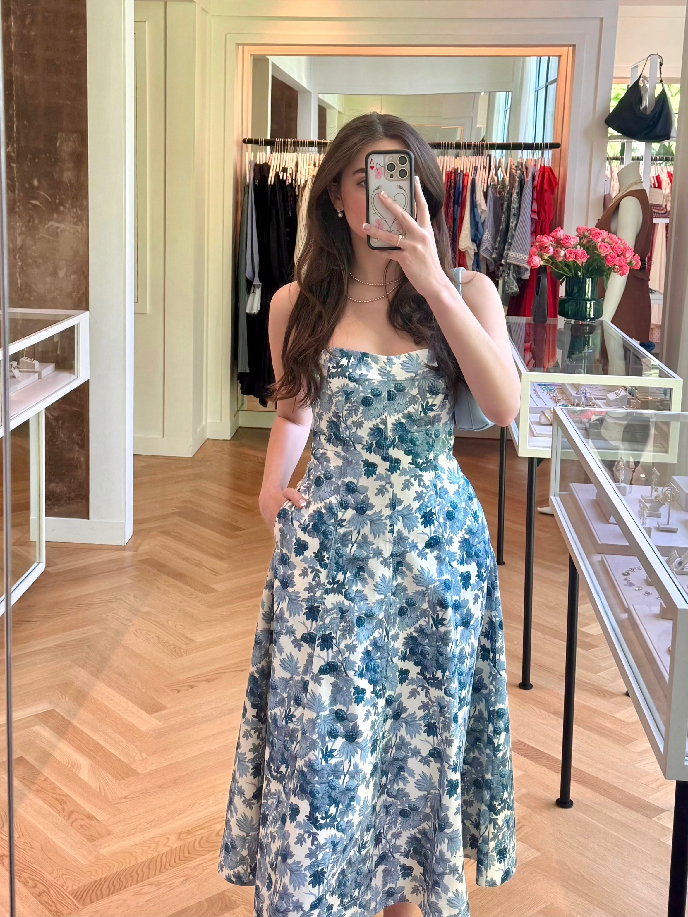 CARA CARA | STRAPLESS AISHA DRESS