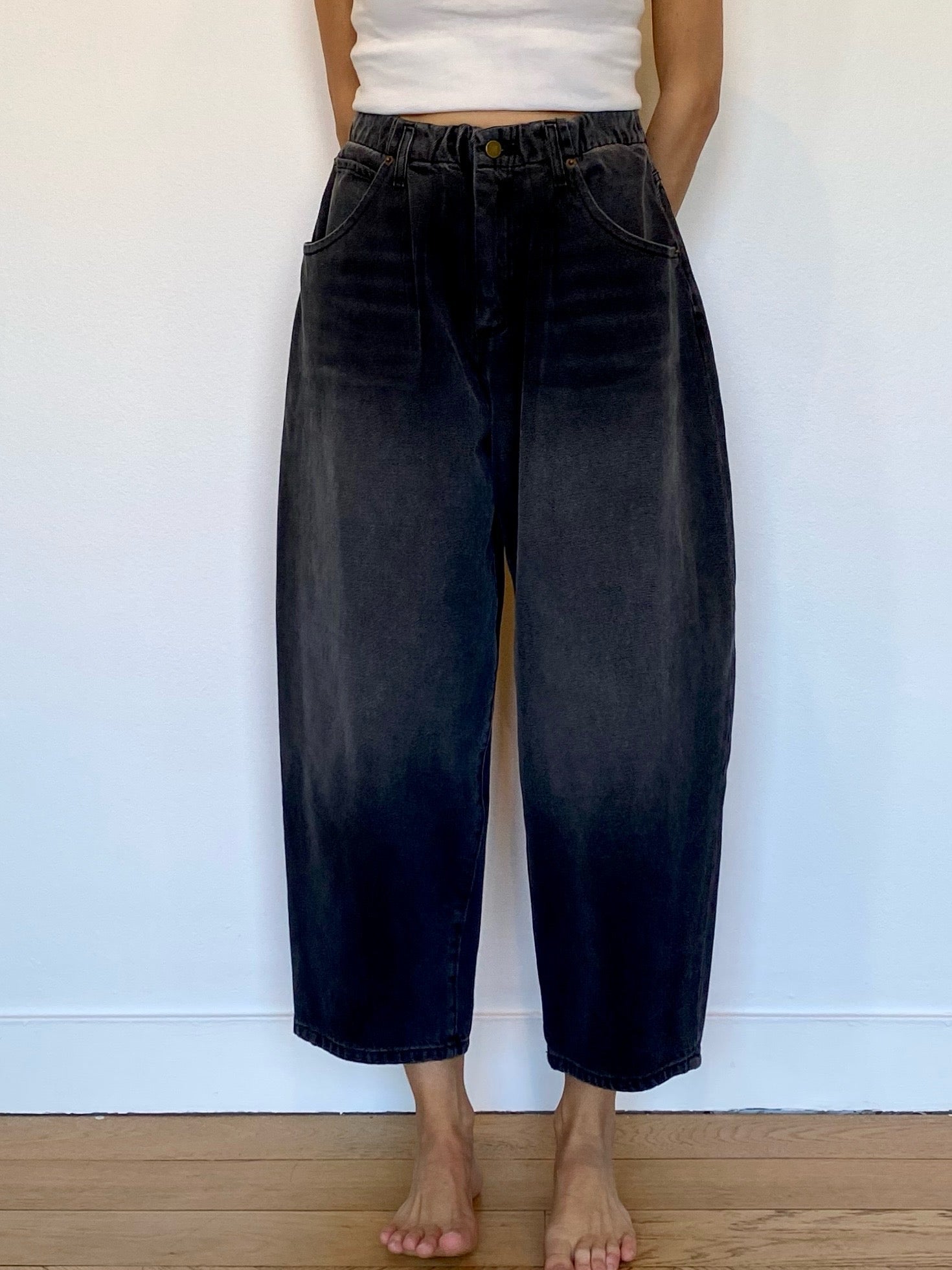 RENTRAYAGE | SILVERLAKE ELASTIC WAIST JEANS