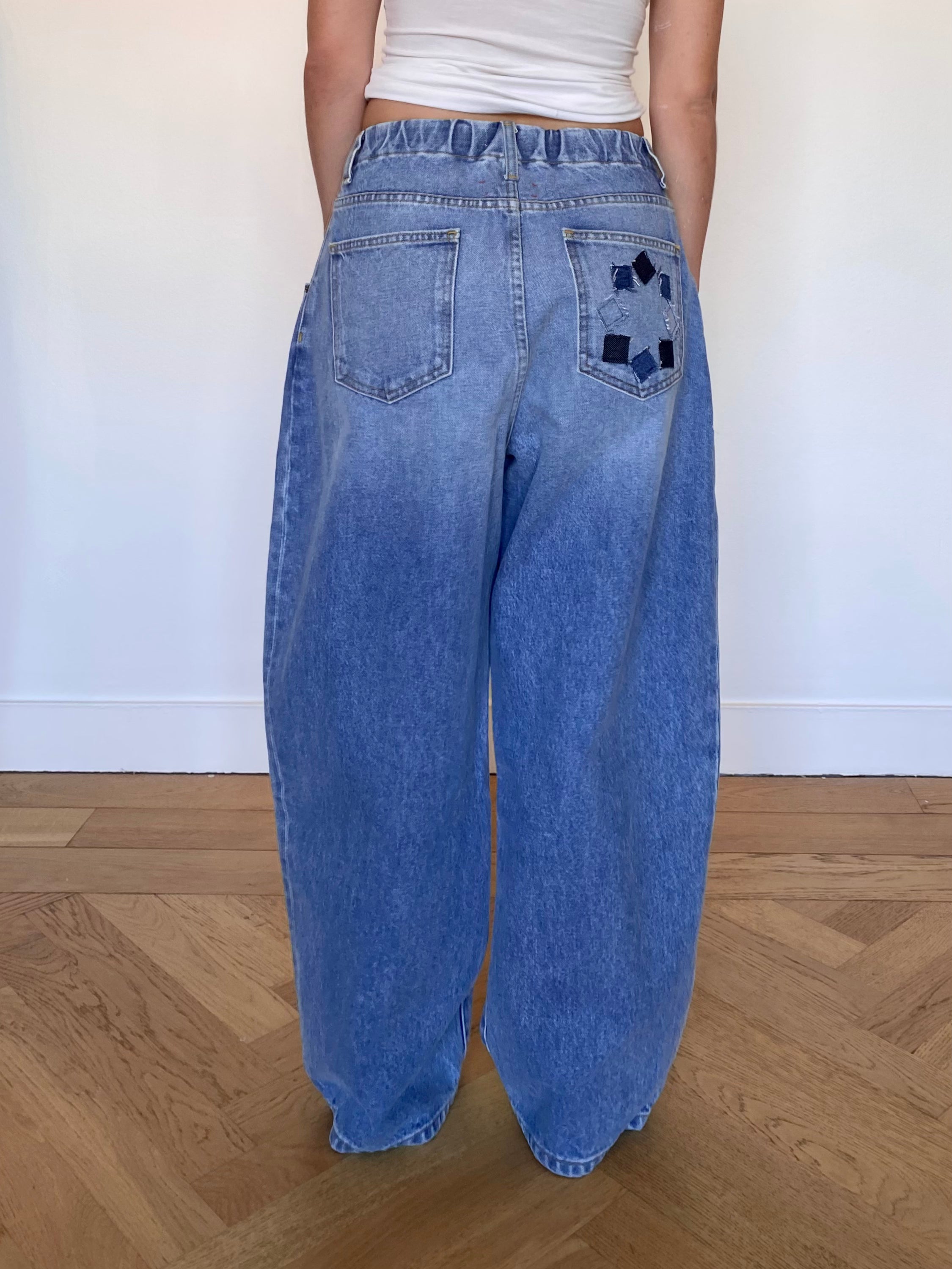 RENTRAYAGE | SILVERLAKE ELASTIC WAIST JEANS