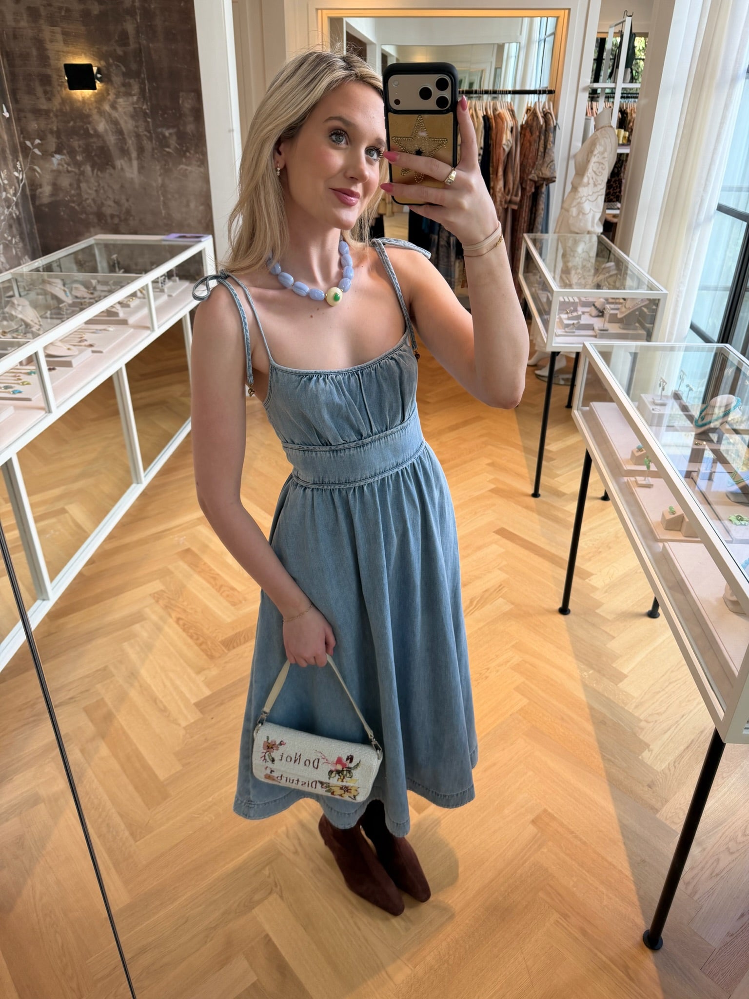 ZIMMERMANN | DENIM PICNIC DRESS