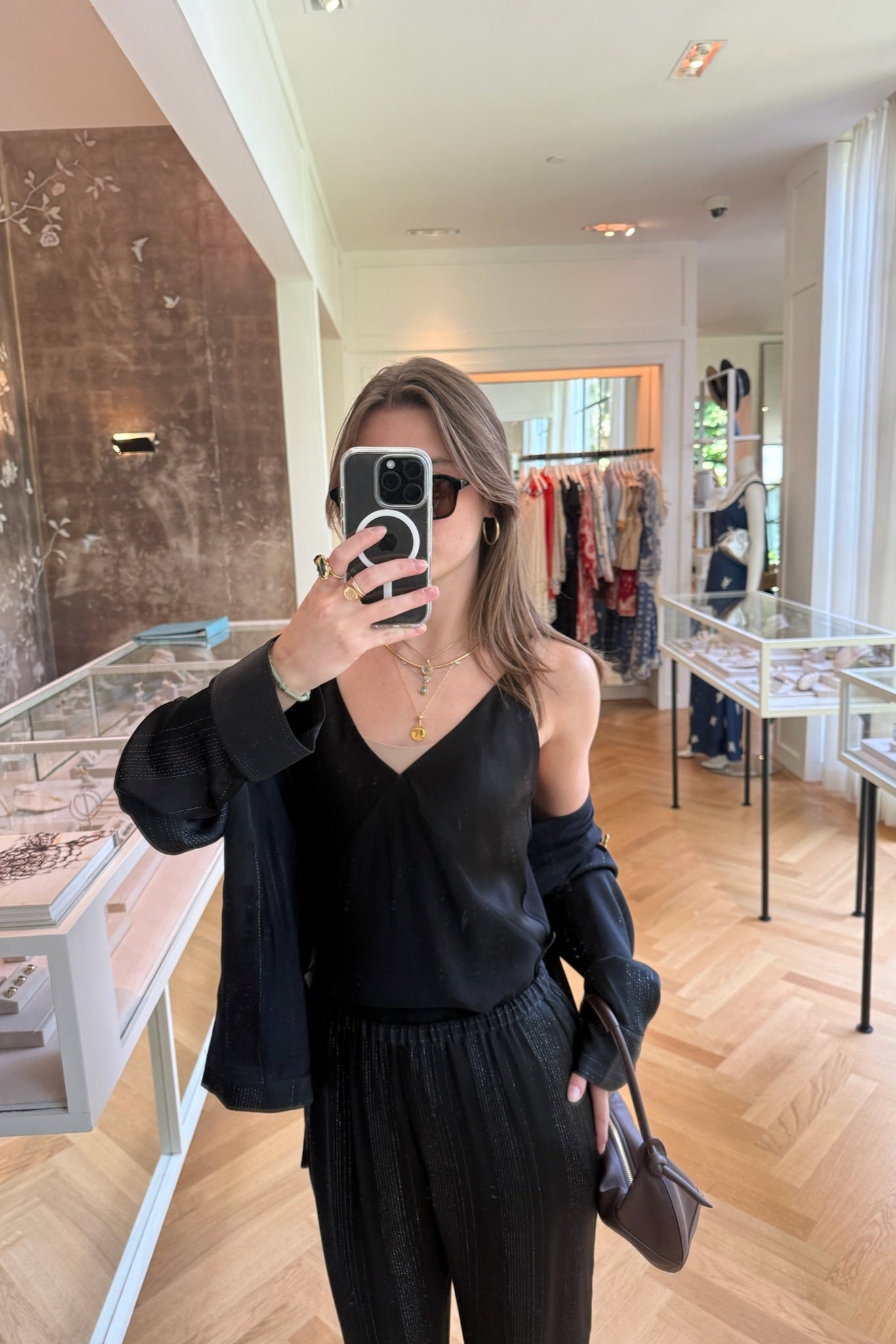 FORTE FORTE | SLEEVELESS SATIN TANK TOP