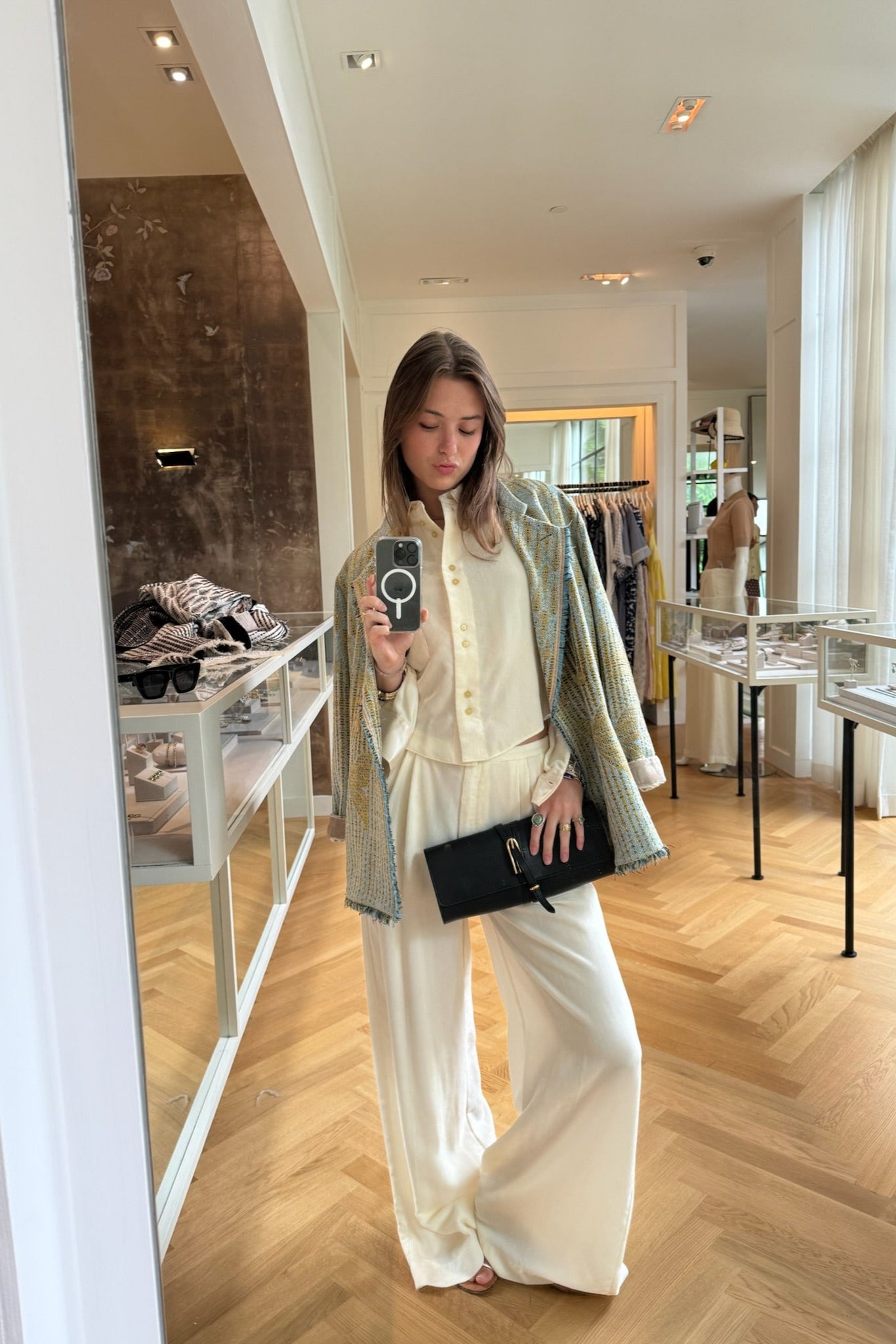 FORTE FORTE | JACQUARD LIBELLE BLAZER
