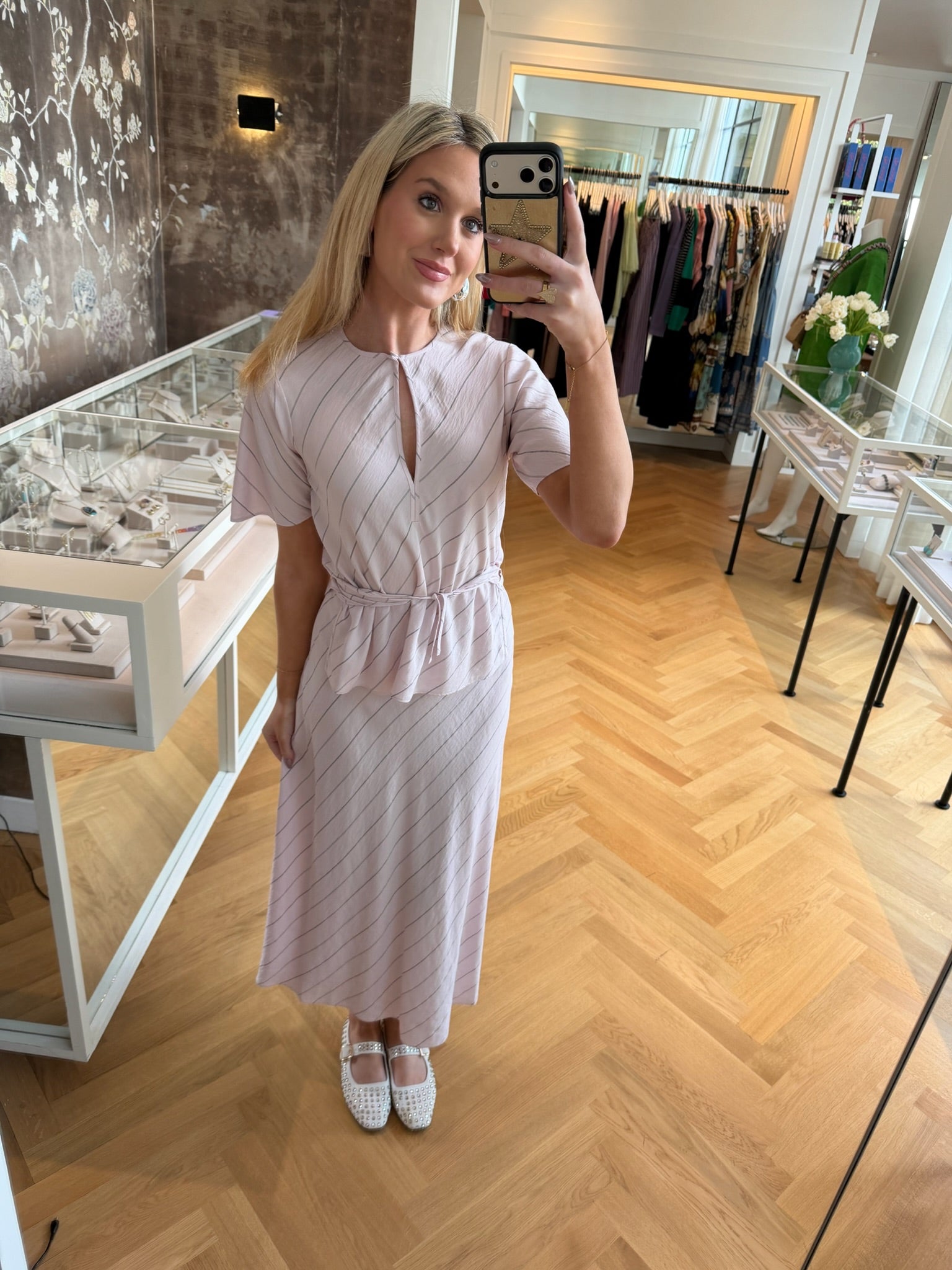 PSWL |  PINSTRIPE GINA SKIRT