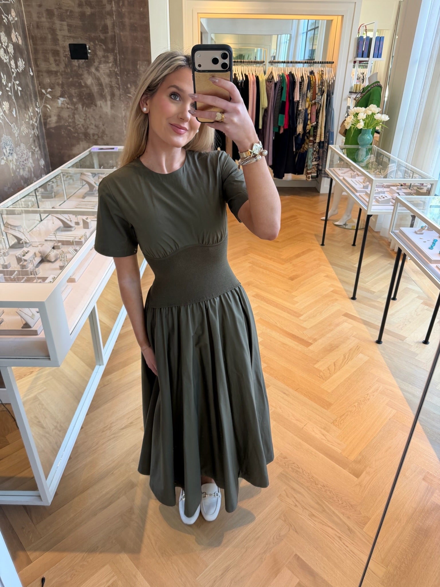 SIMKHAI | WRENNA MIDI DRESS