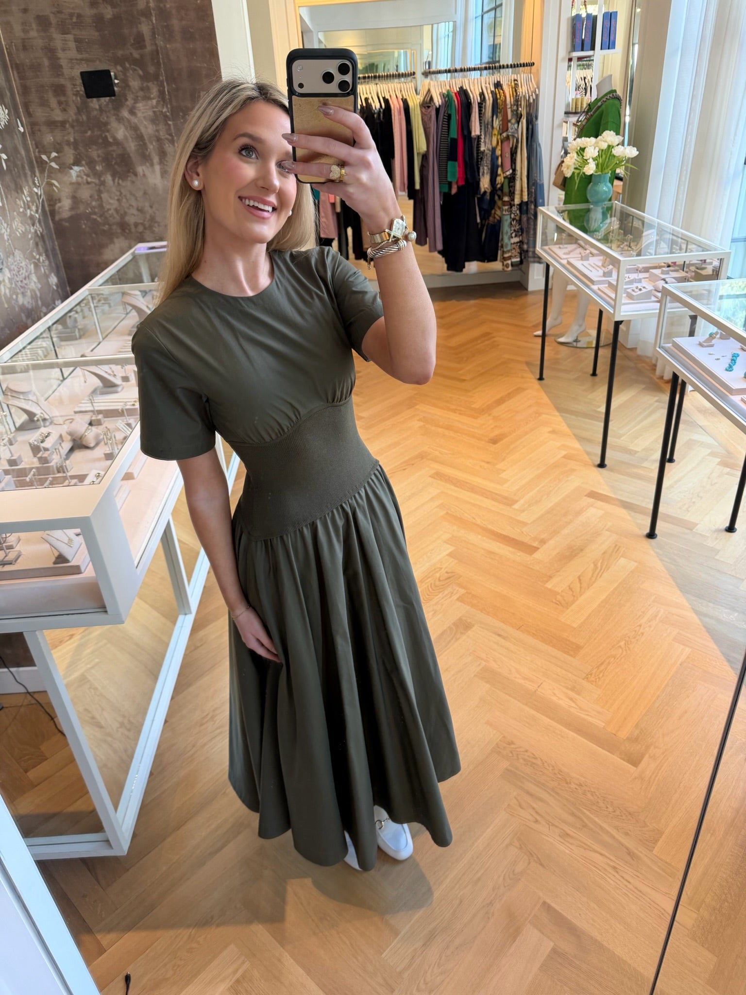 SIMKHAI | WRENNA MIDI DRESS