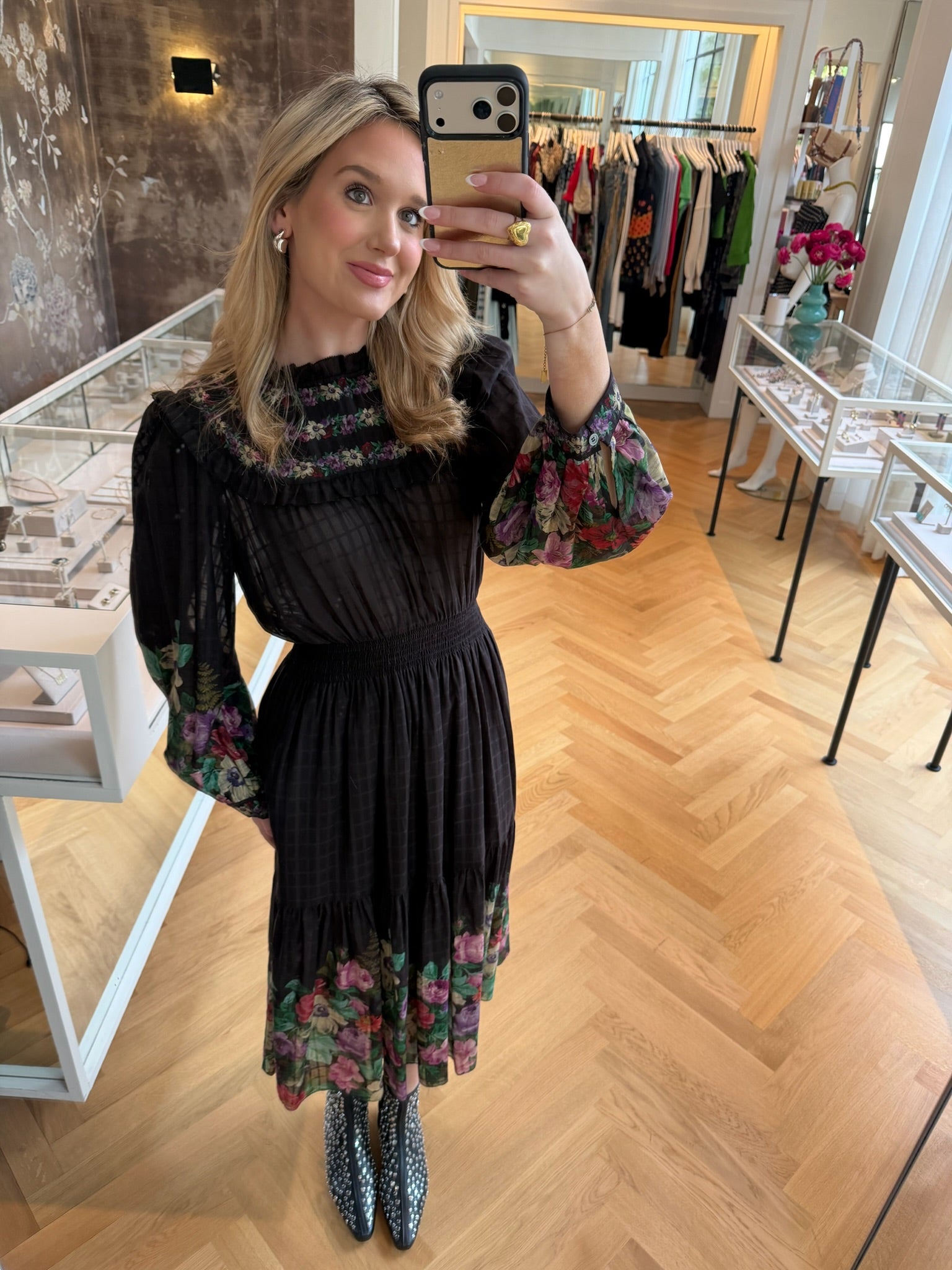 SEA |  VIKTORIA PRINT MULTI TIERED DRESS