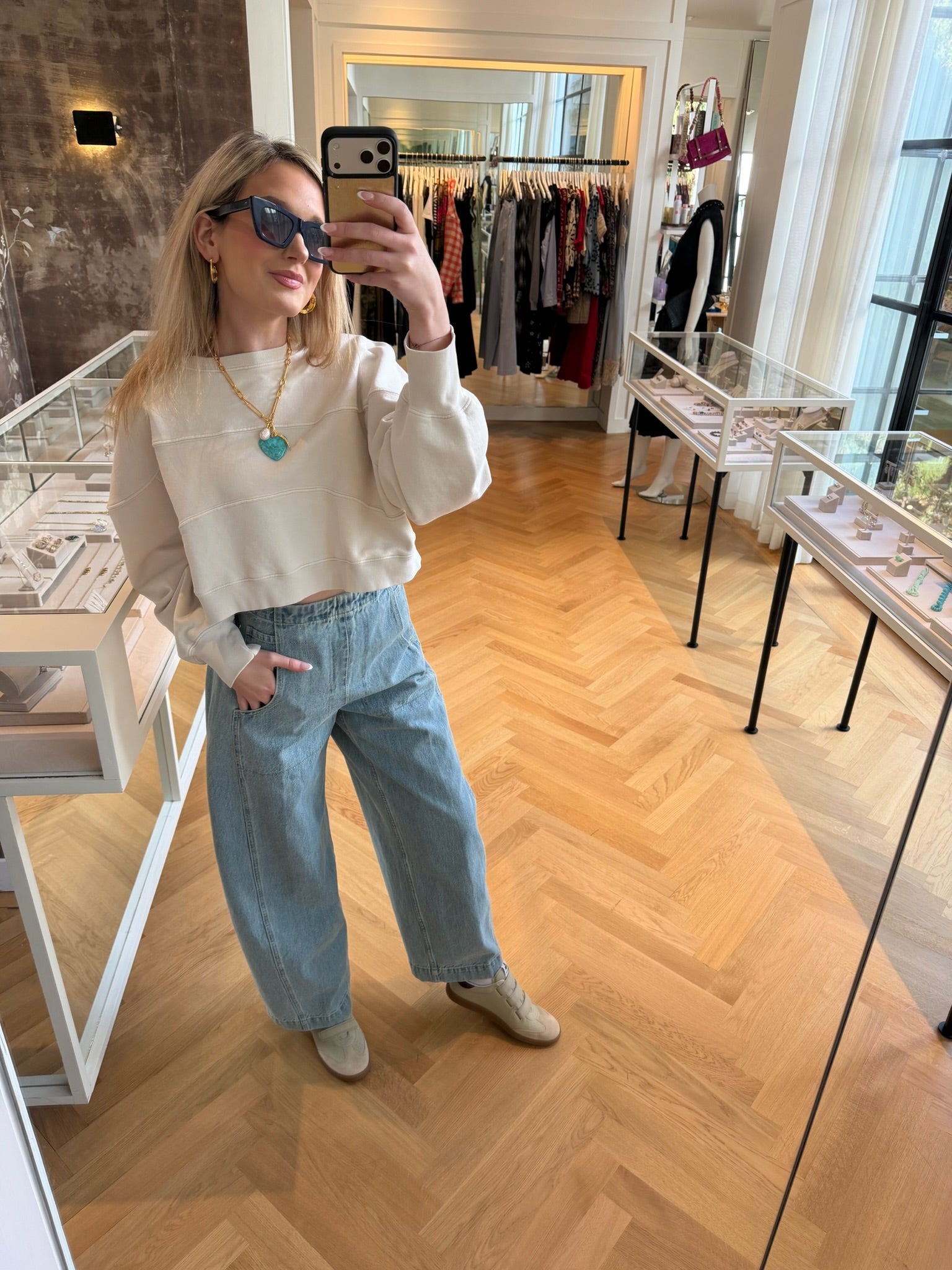RACHEL COMEY | CROPPED ORB SWEATSHIRT