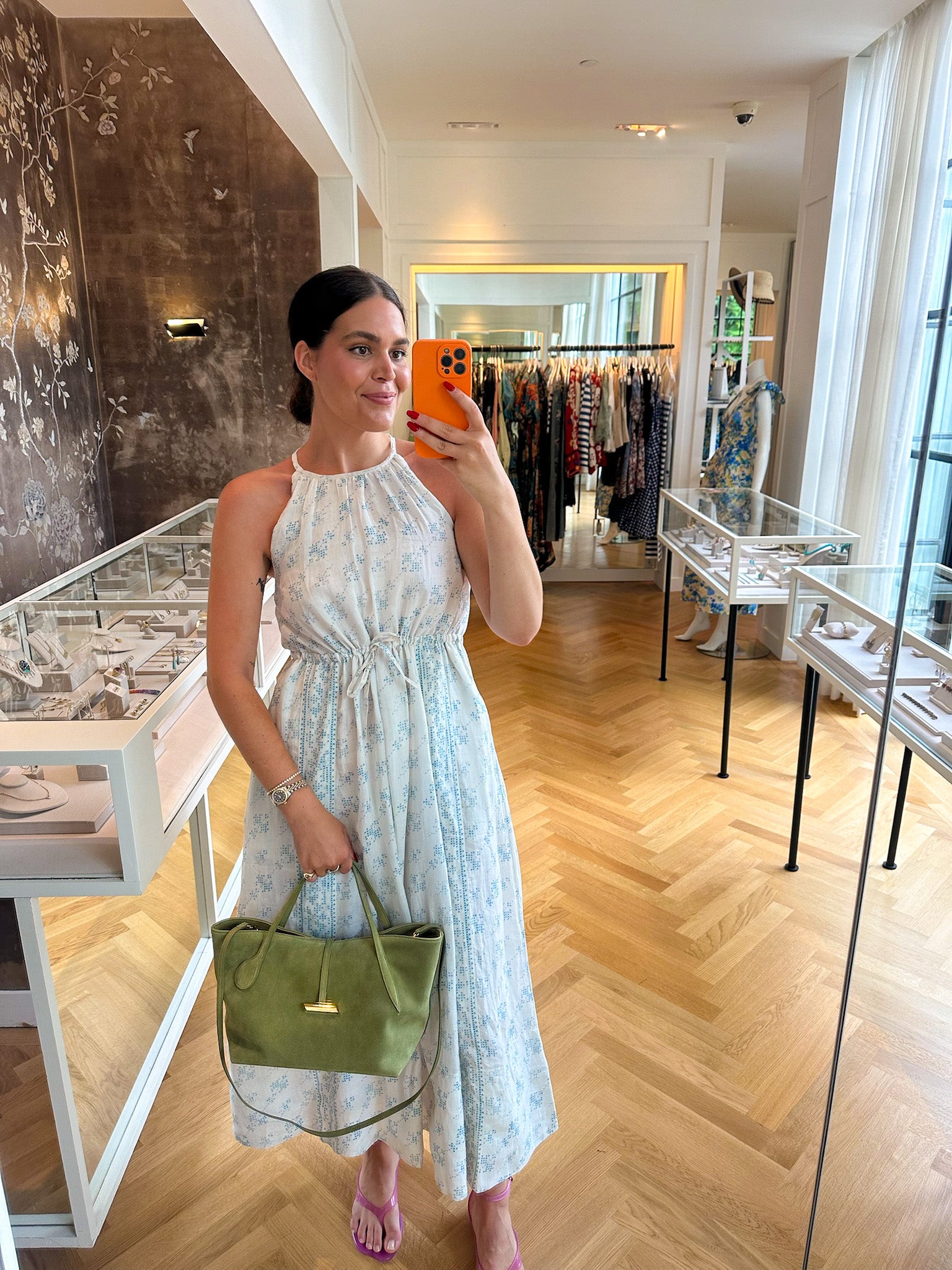 WIGGY KIT | HALTERNECK MARTE MIDI DRESS