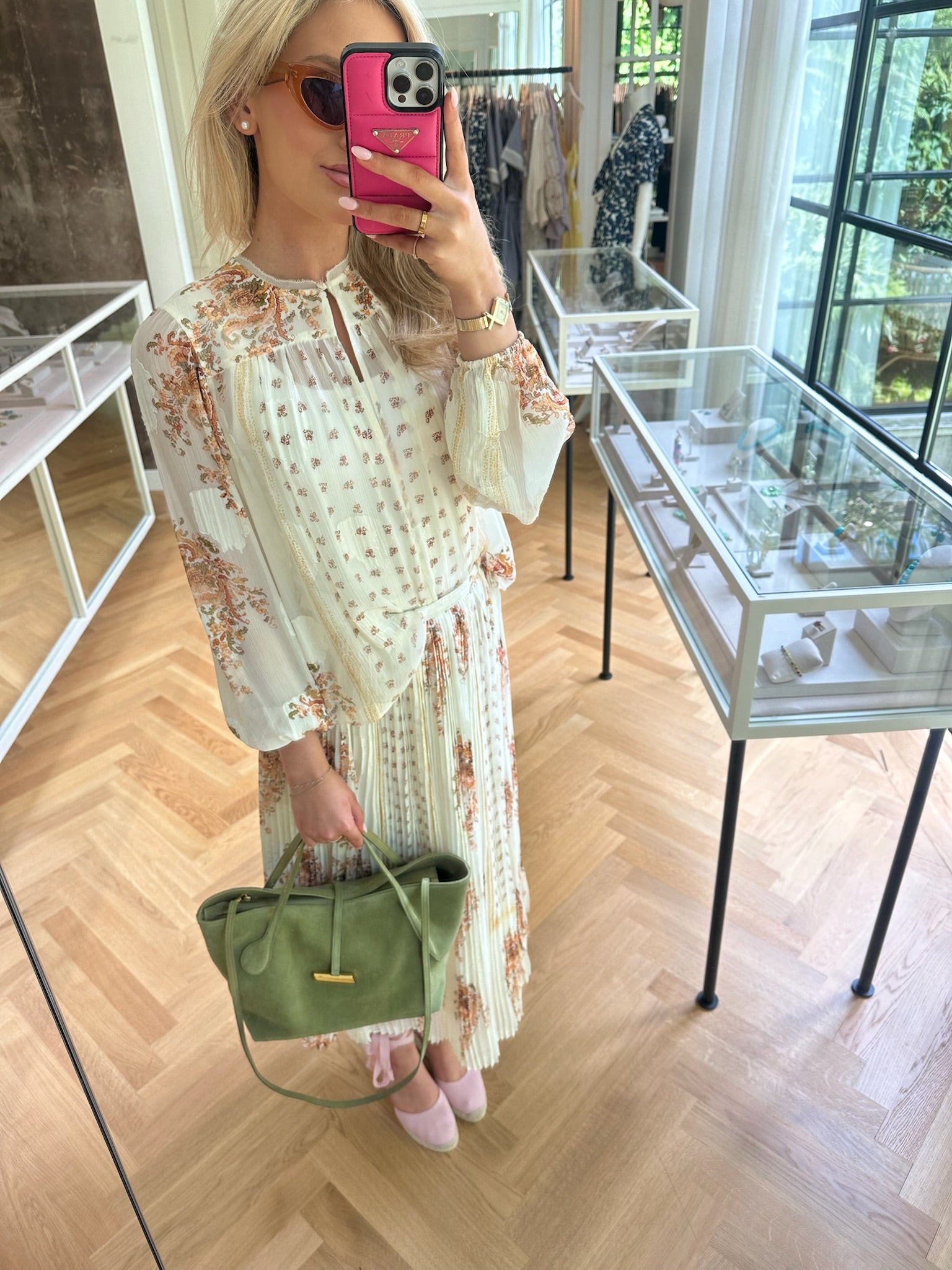 ULLA JOHNSON | LONG SLEEVE ASTER BLOUSE
