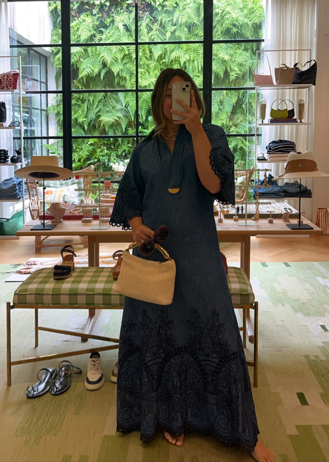 ZIMMERMANN | COCO DENIM DRESS
