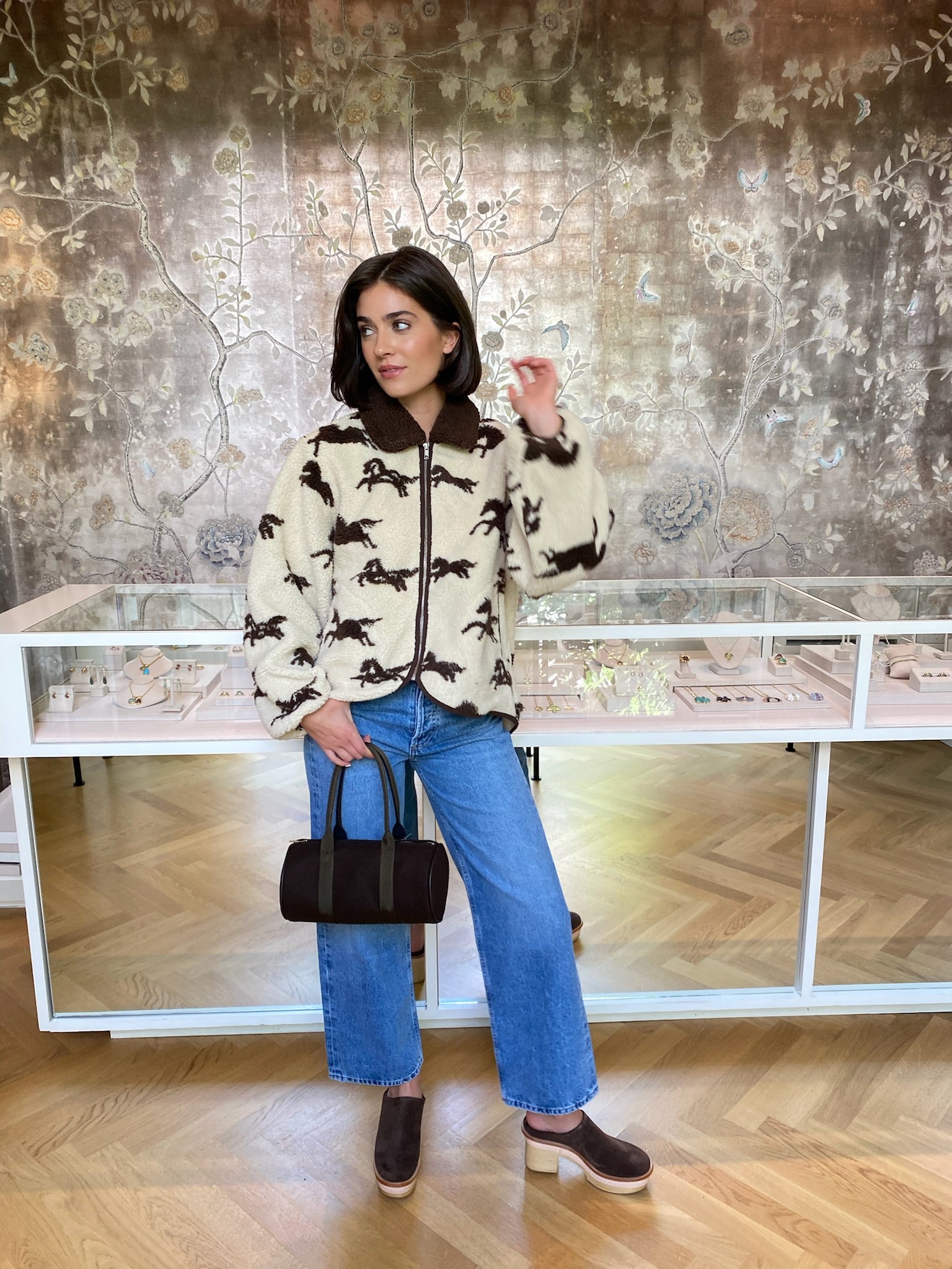 THE GREAT | PASTURE PRINT JACKET