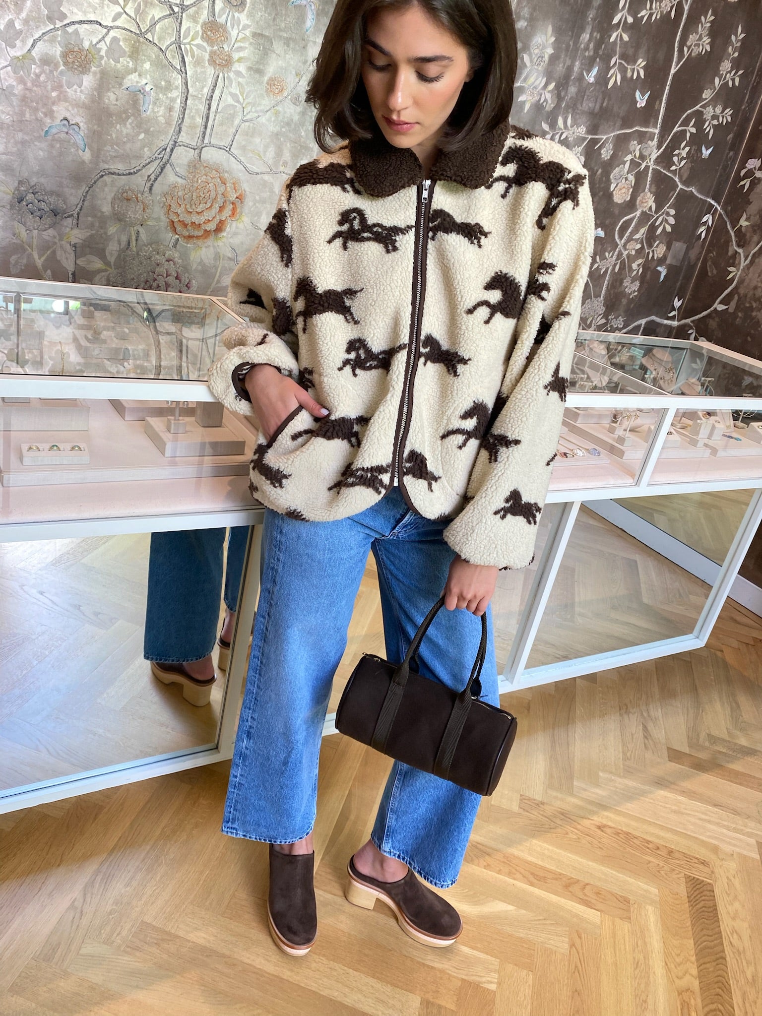 THE GREAT | PASTURE PRINT JACKET