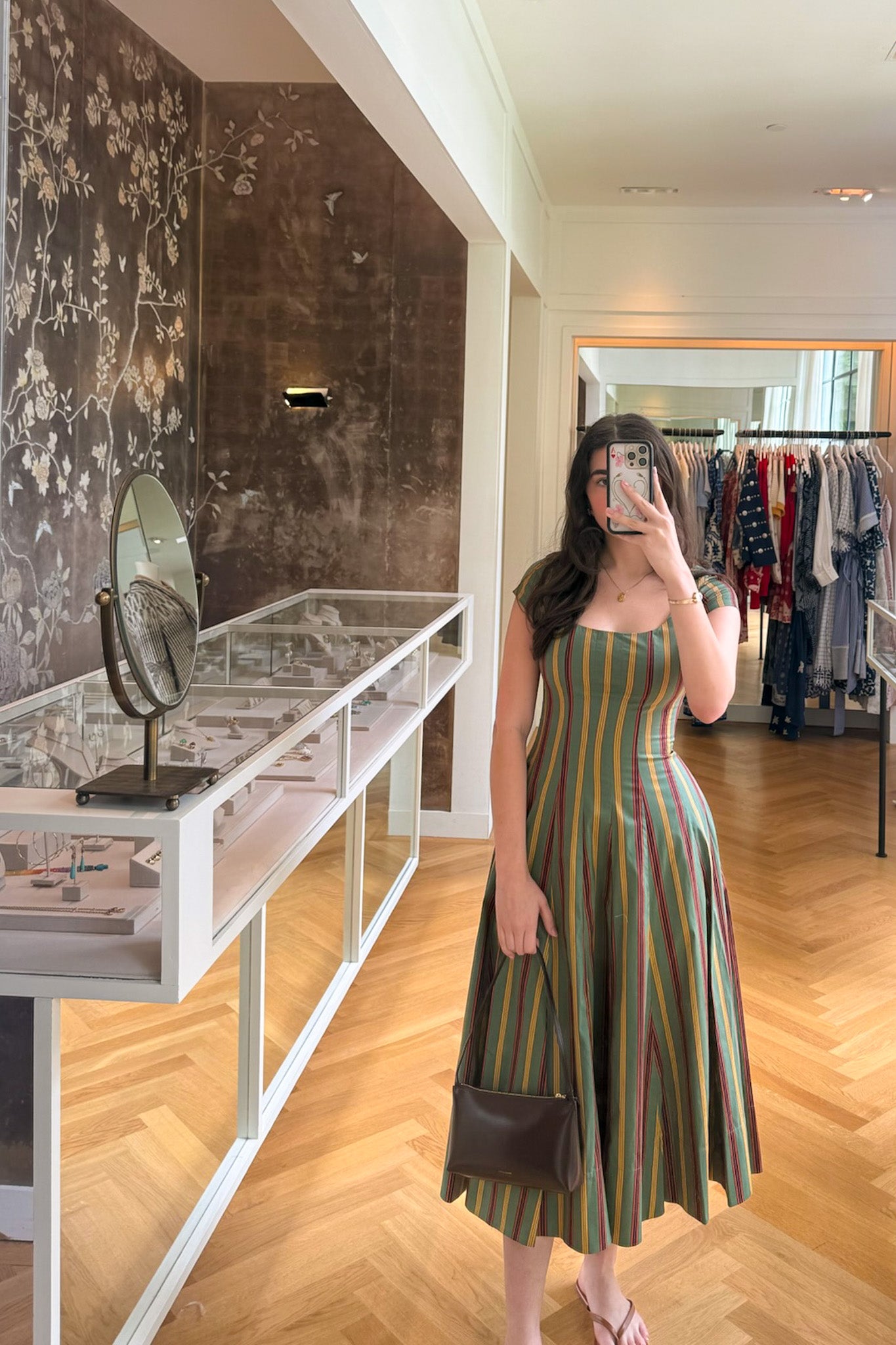 STAUD | SHORT SLEEVE WELLS DRESS