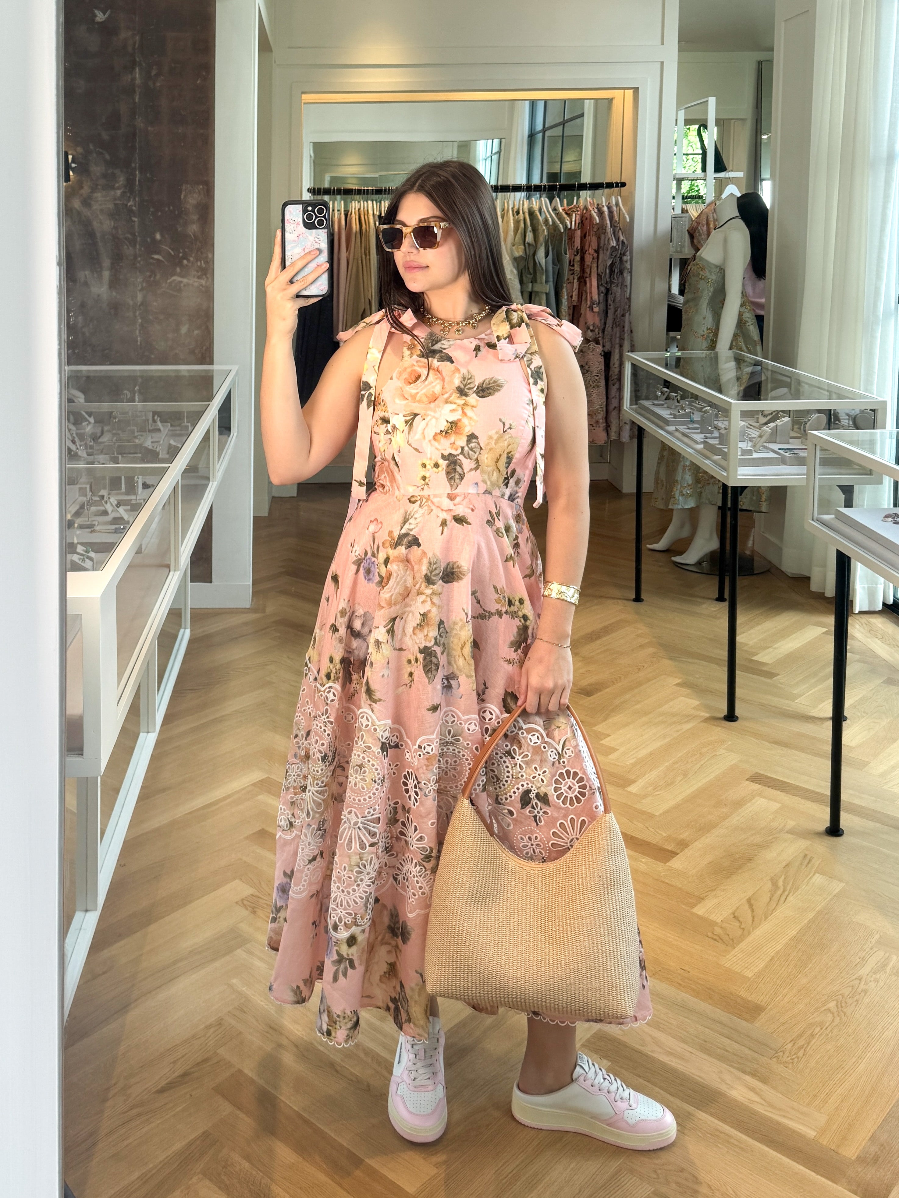 ZIMMERMANN | ACACIA BRODERIE MIDI DRESS