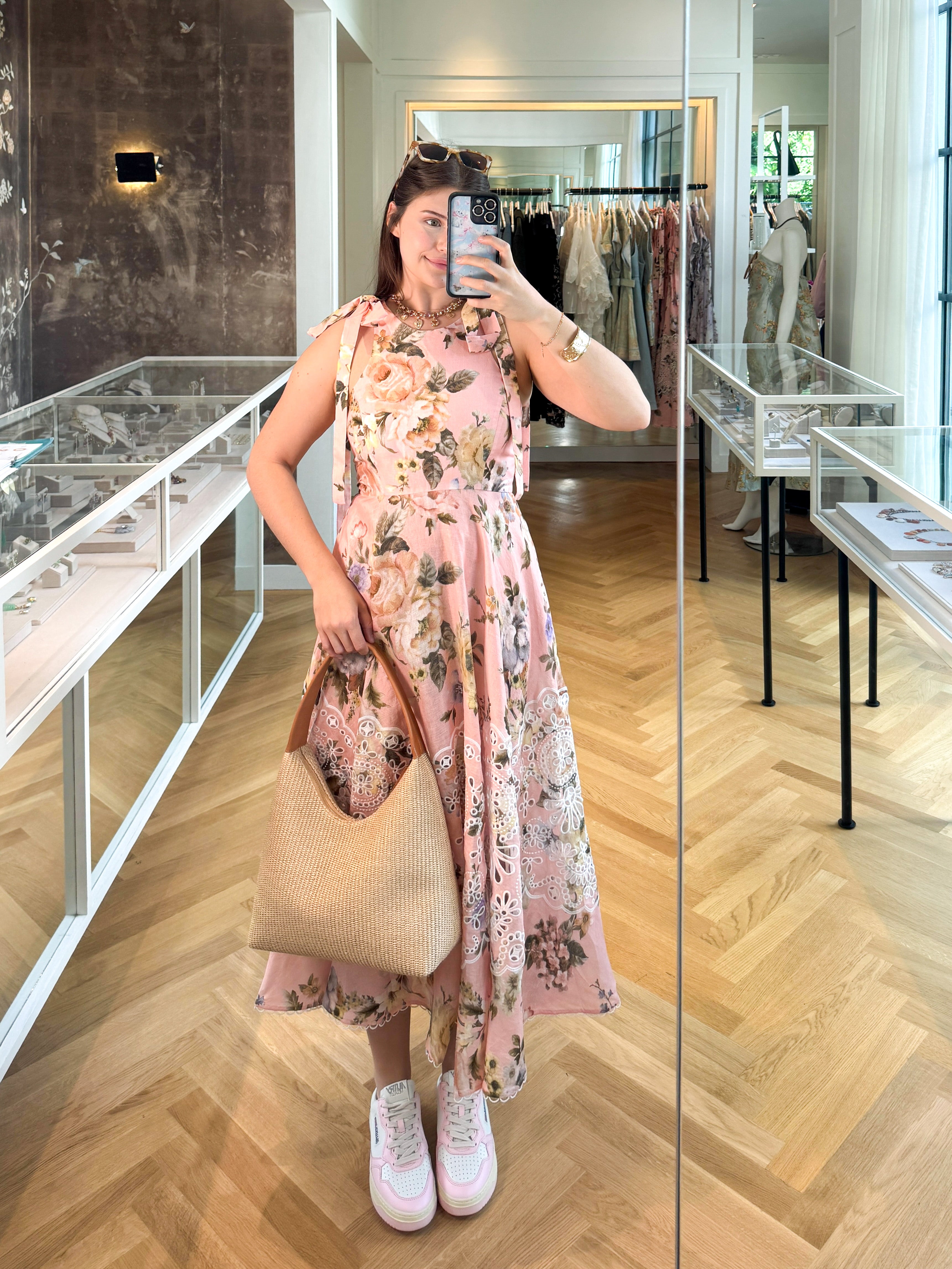 ZIMMERMANN | ACACIA BRODERIE MIDI DRESS