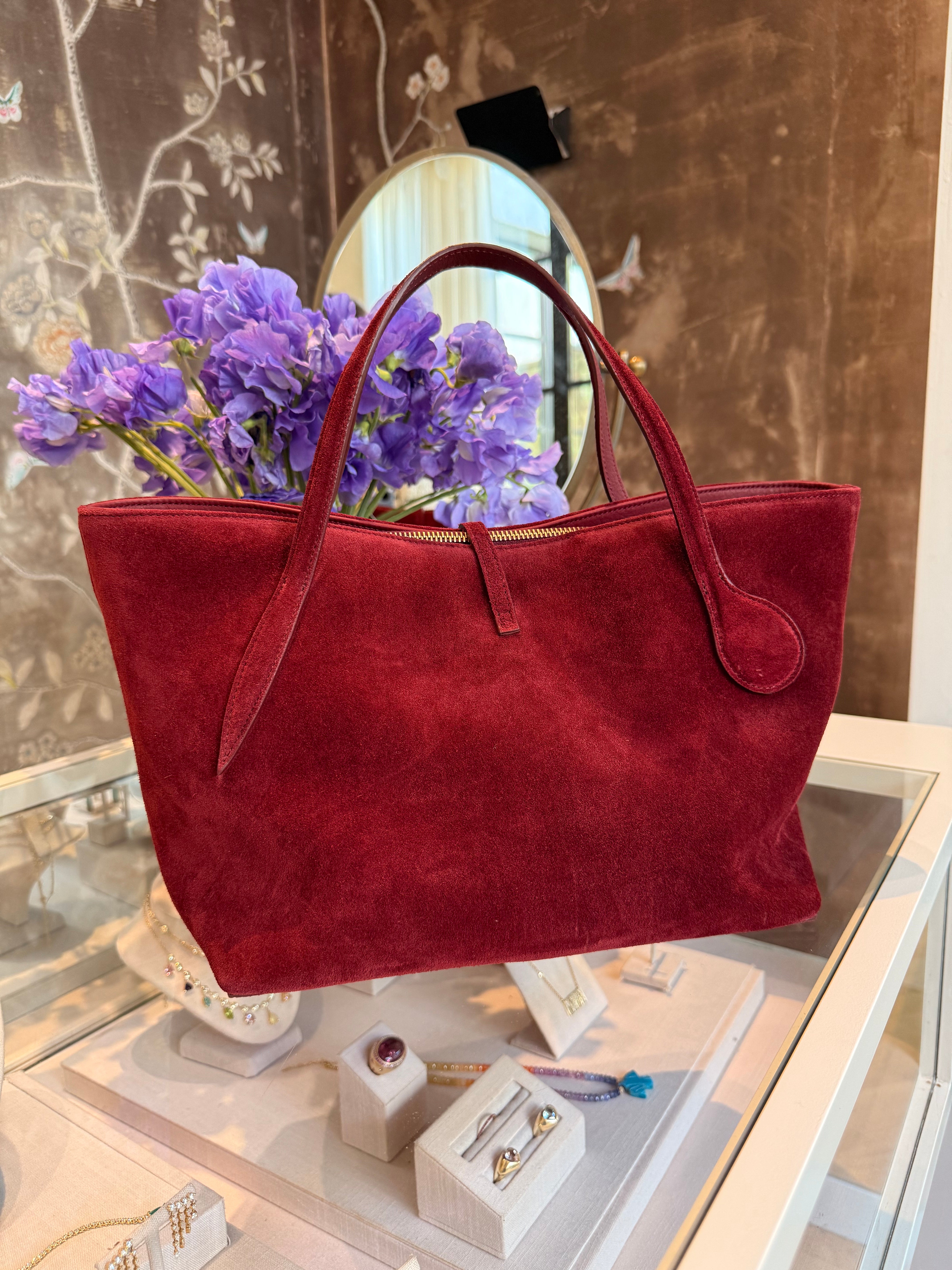 LIFFNER | SUEDE PETITE PENNE TOTE