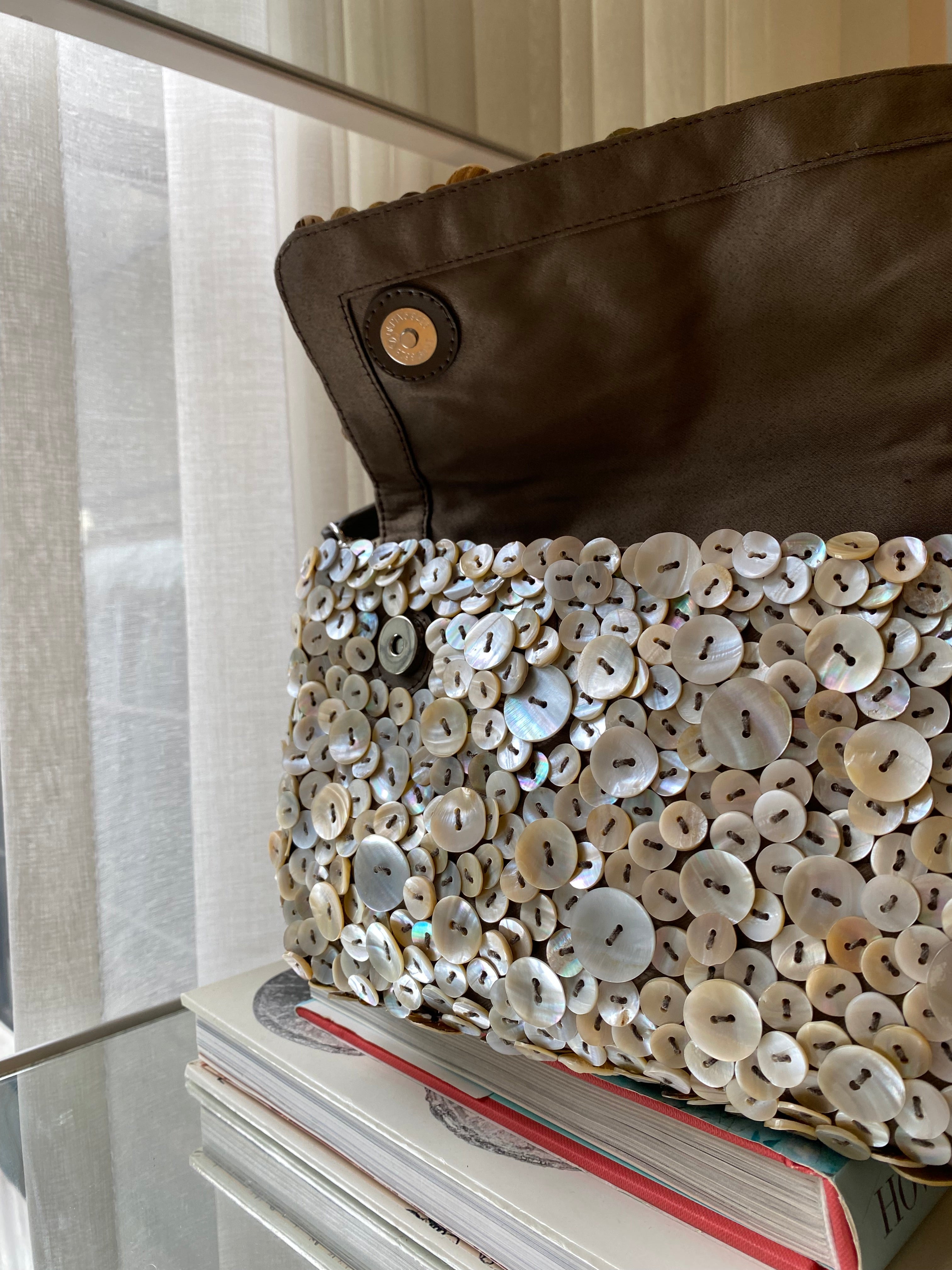 STAUD | MOTHER OF PEARL TOMMY CONVERTIBLE SHOULDER BAG