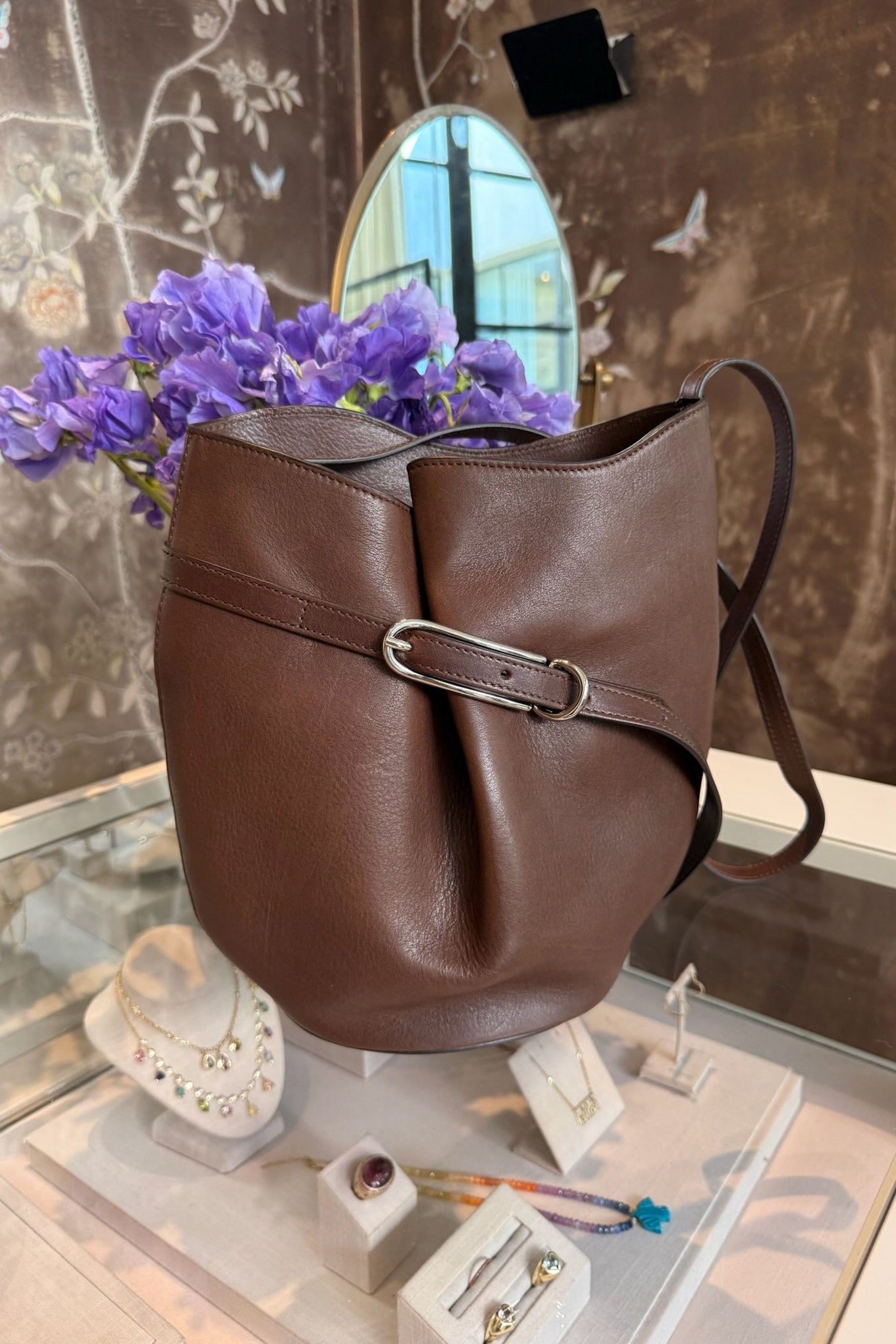 LIFFNER | VINTAGE BELTED BUCKET BAG