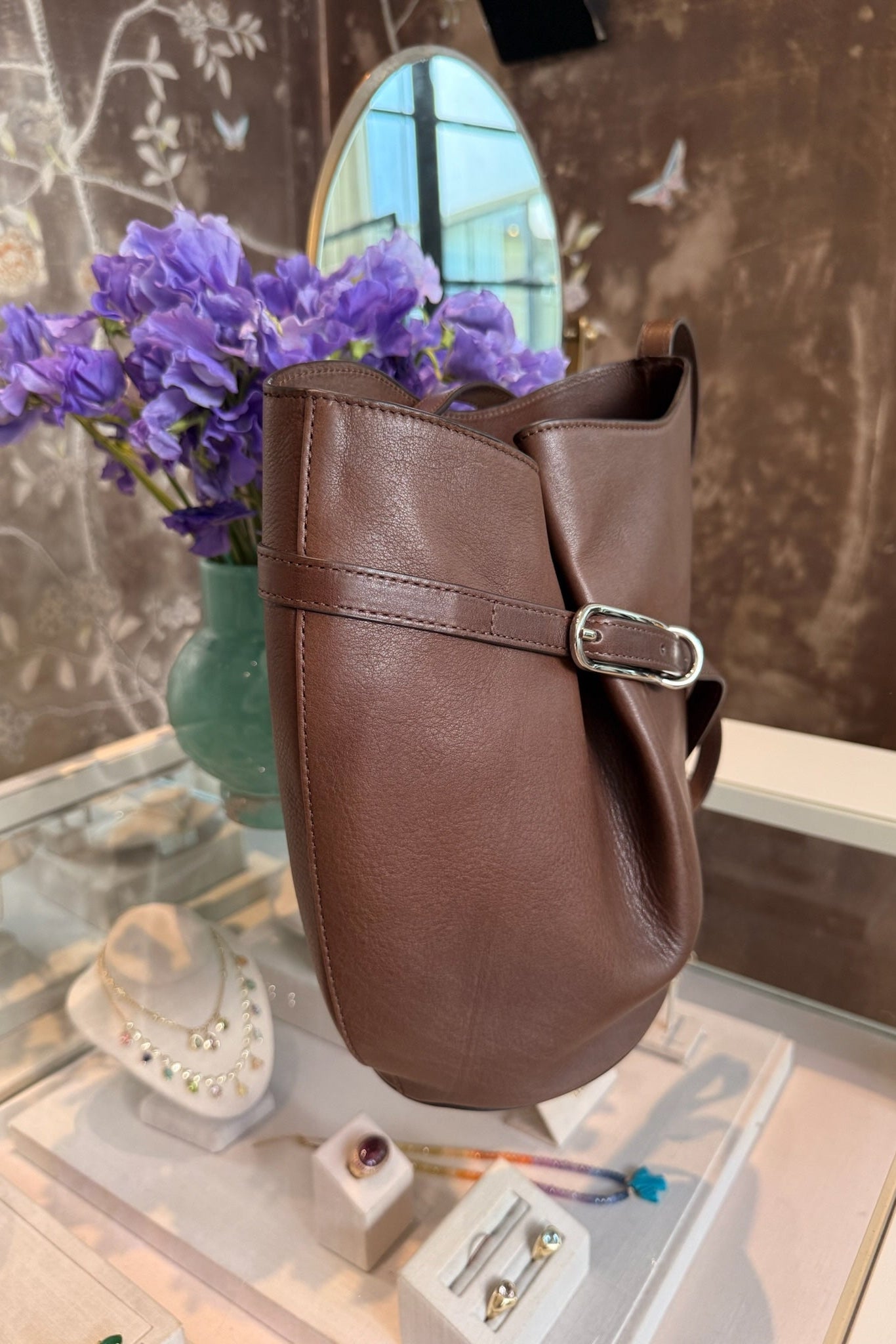 LIFFNER | VINTAGE BELTED BUCKET BAG